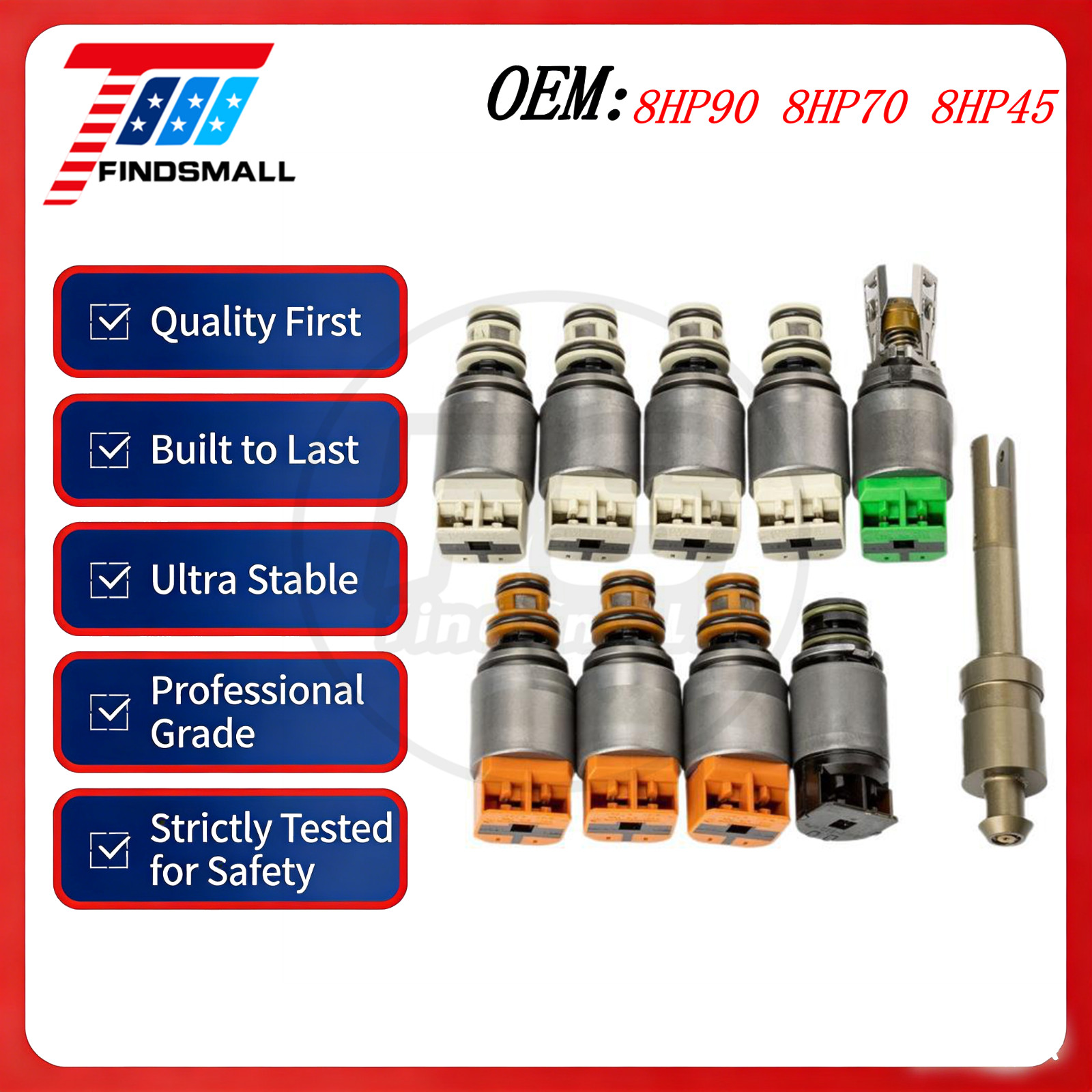 Genuine ZF 8HP45 8HP70 Transmission Solenoid Kit Fit BMW Land Rover Jaguar Dodge