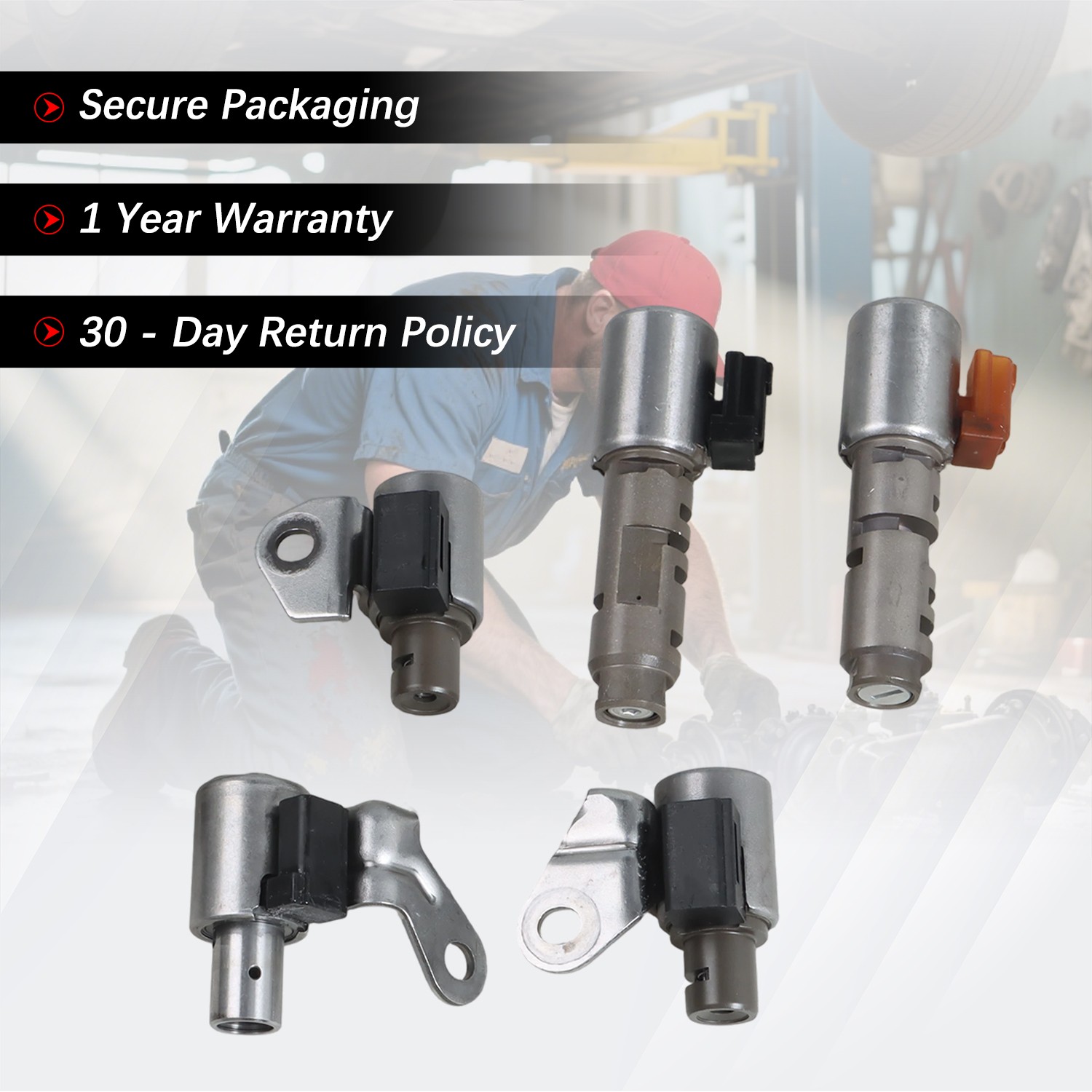 Transmission Solenoid Kit Fit for Toyota Corolla U340E U341E U341F 5PCS USA