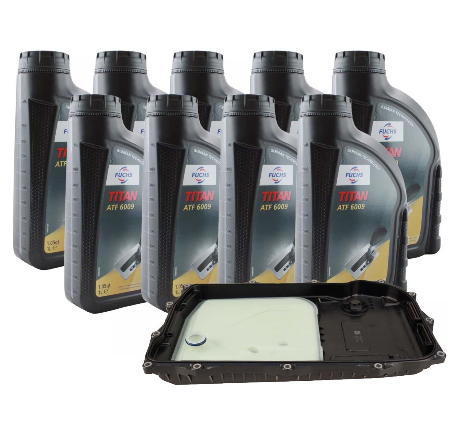 Fuchs 9 Liters TITAN Automatic Transmission Fluids and Oil Pan & Filter Kit