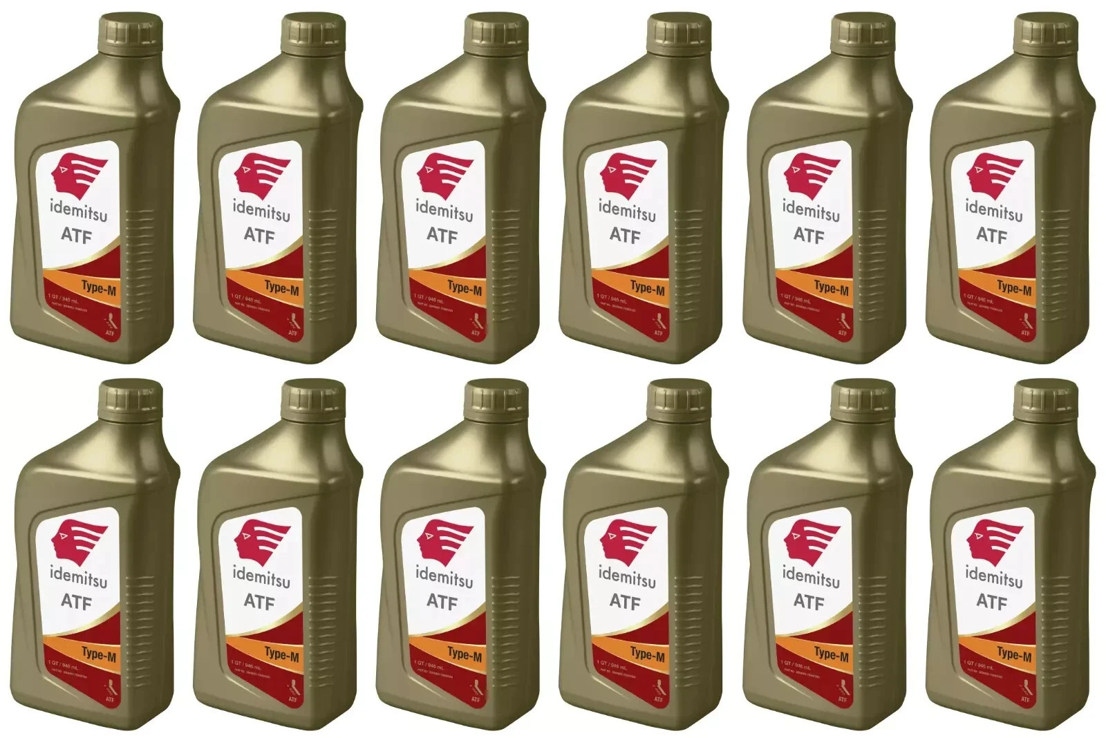 For Mazda 2 3 5 6 CX-7 Set of 12 Quart Auto Trans ATF Type M Oil Fluid Idemitsu
