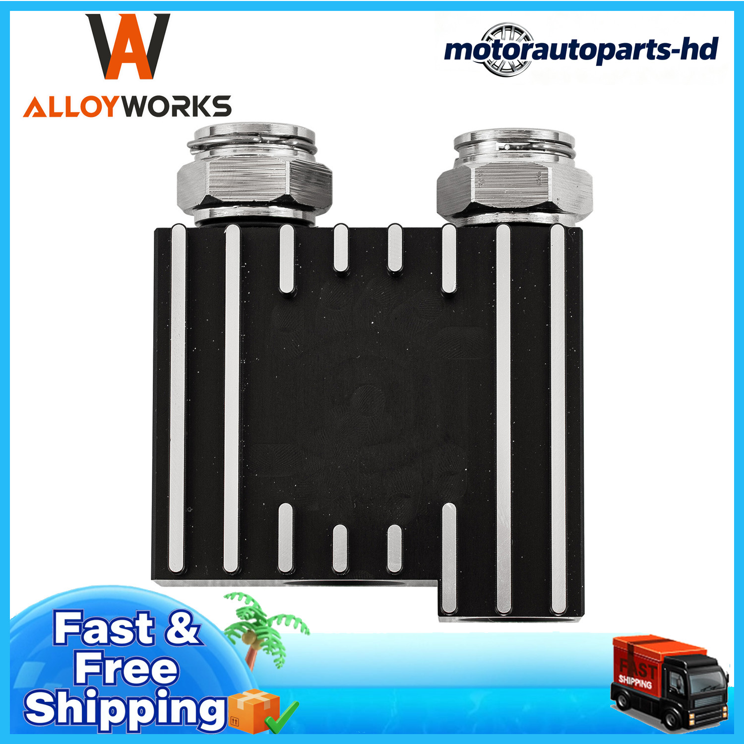 Transmission Cooler Thermostatic Bypass Fit Dodge Ram 2500 6.7L 68RFE 2013-2018.