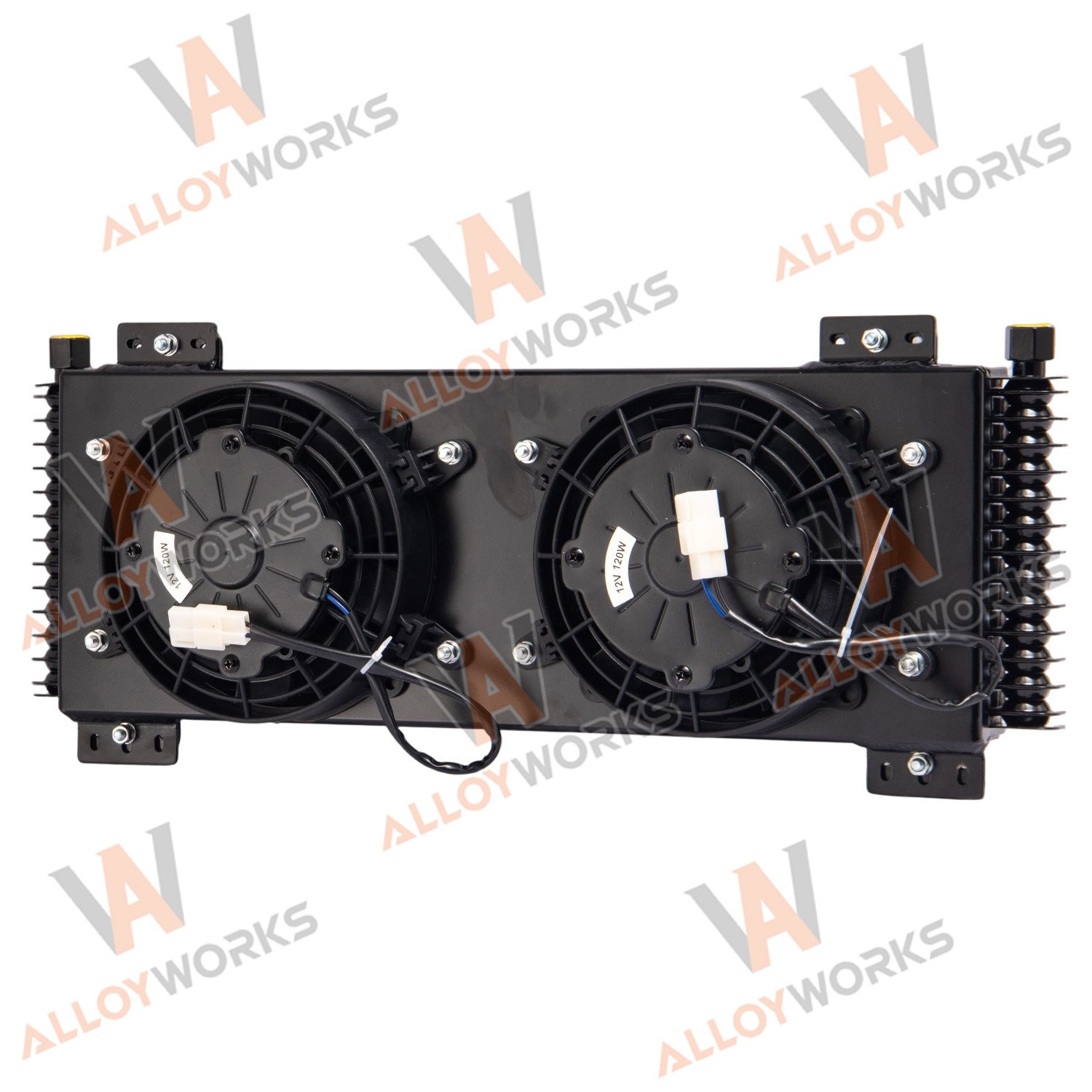 Transmission Oil Cooler+Shroud+6” 120W Fans Kit For GVW Max 40,000 40K LPD47391