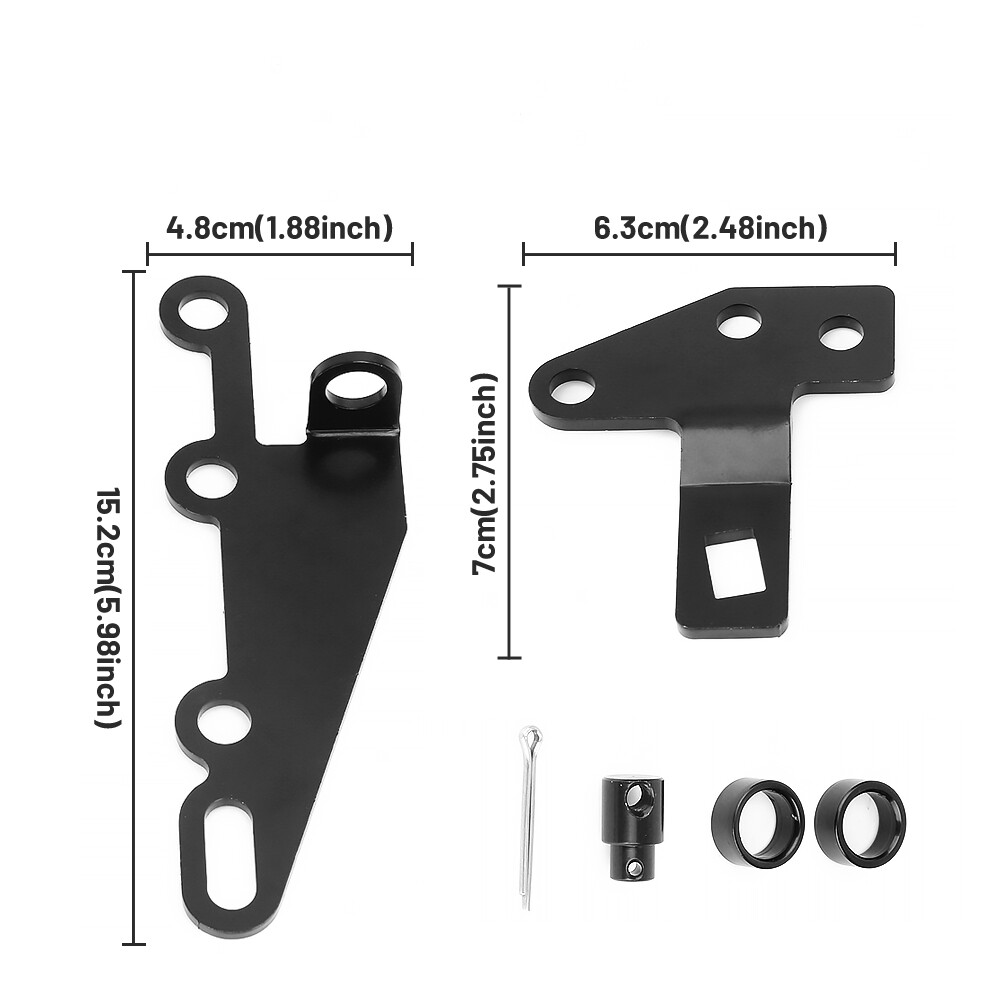 Cable Bracket & Shift Lever Kit Fit For GM TH400 TH350 TH250 200-4R 700R4 35498