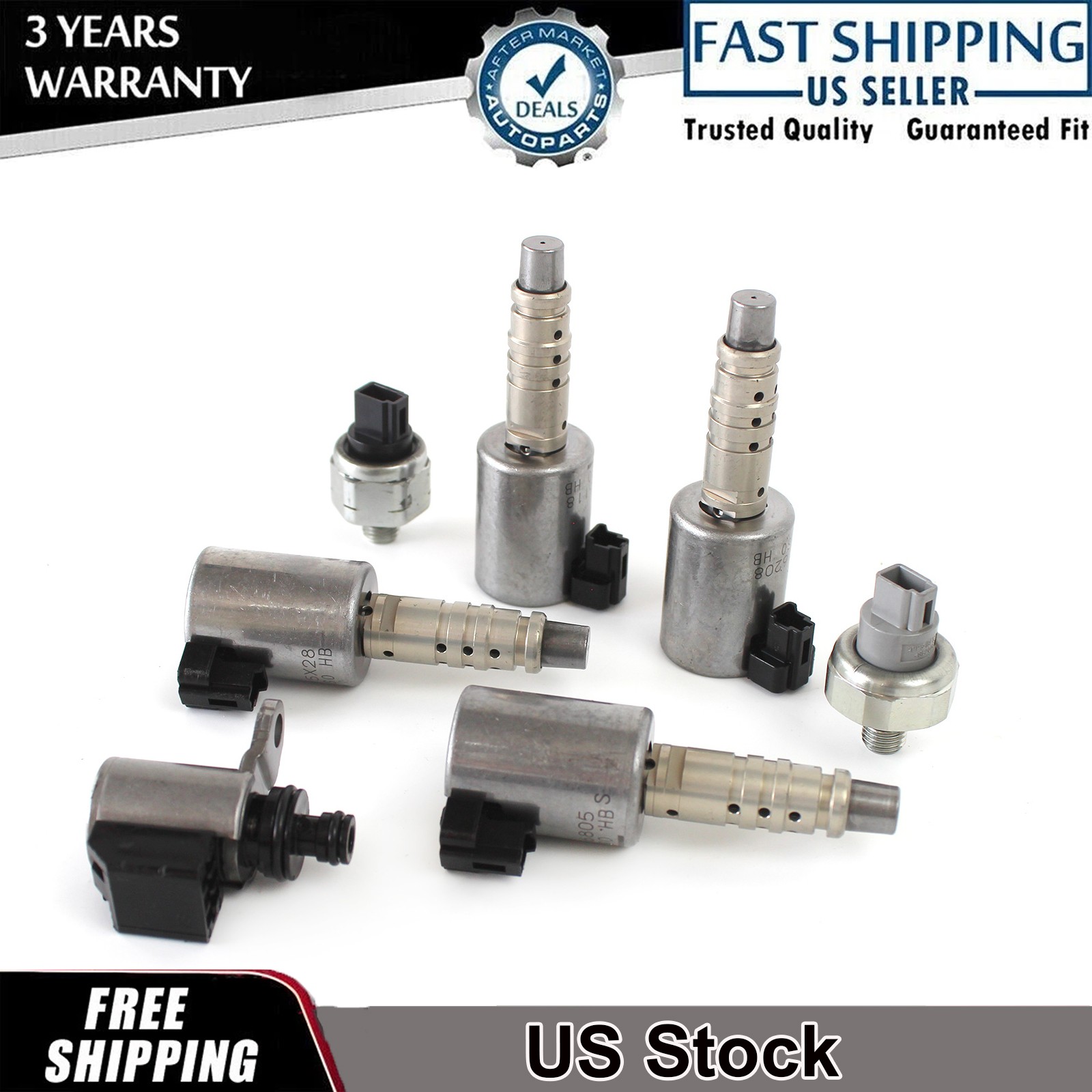 RE0F10D F016E JF017E CVT8 Transmission Solenoids Kit For Infiniti JX35 Nissan