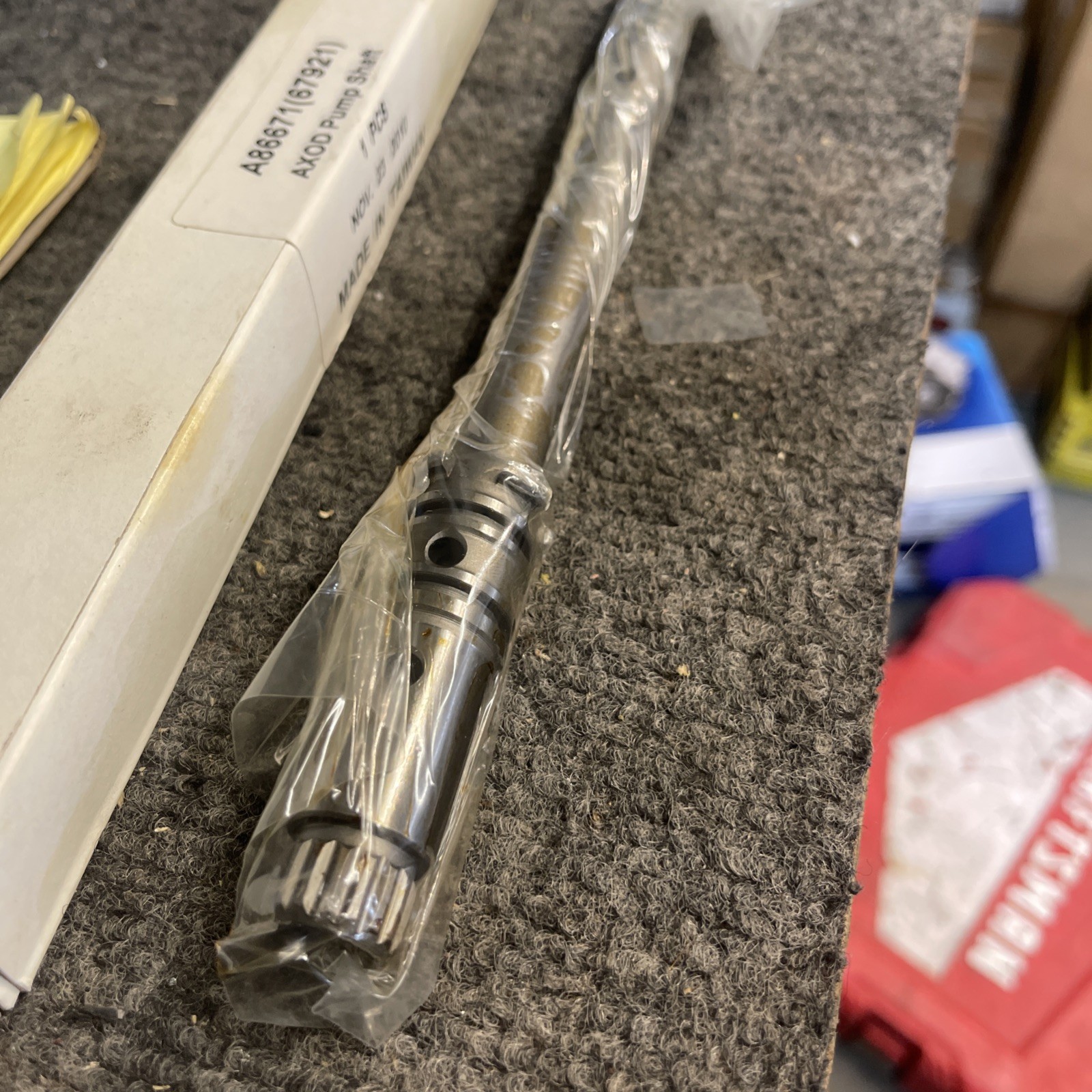 Oil Pump Shaft with PTFE Sealing Rings, AXODE AXOD AX4S AX4N Transmission