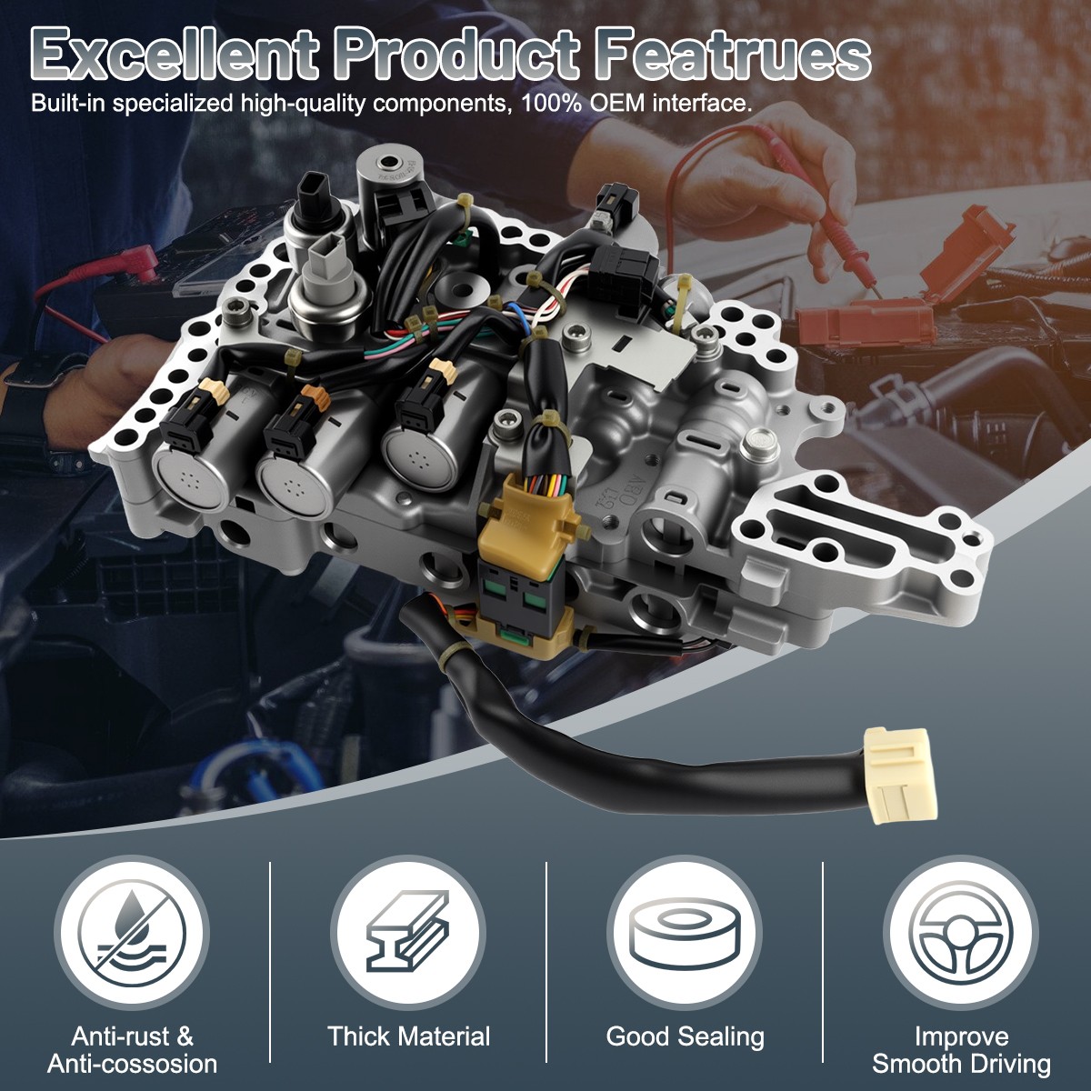 JF017E Valve Body CVT Transmission For 2012-2014 Nissan Murano Pathfinder 3.5L…