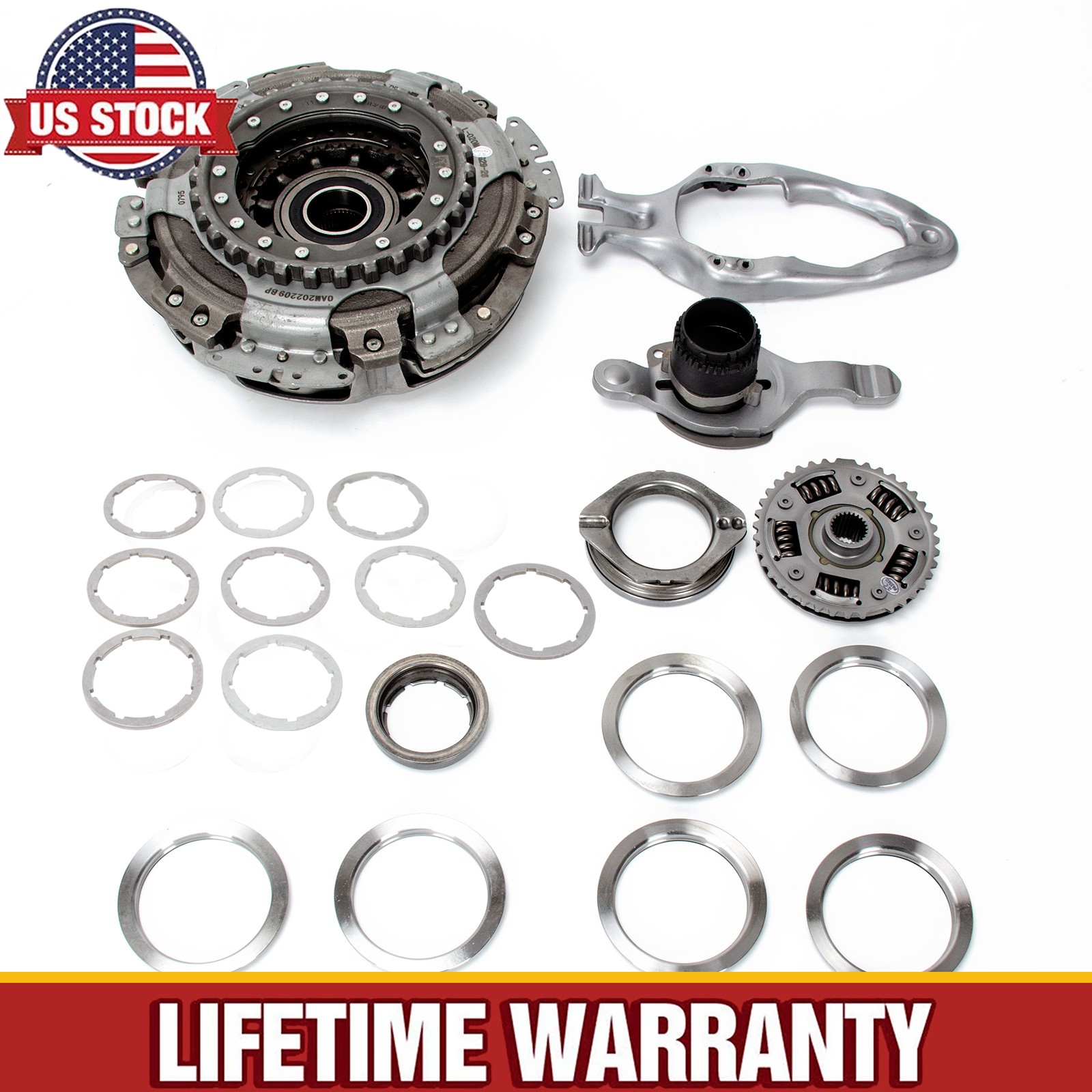 0AM DQ200 DSG Transmission Dual Clutch Kit 602000600 For CC TT Jetta 7-Speed