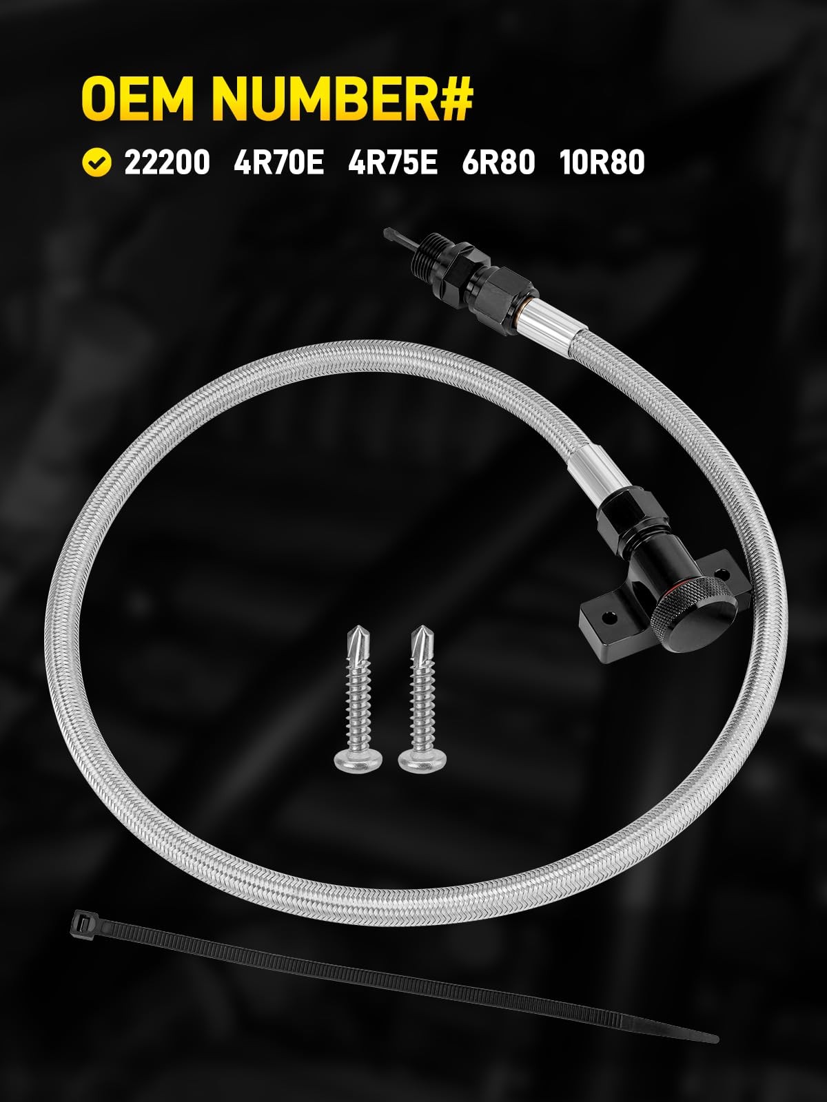 22200 Aluminium Automatic Transmission Locking Dipstick For 2010-2017 Ford F-150