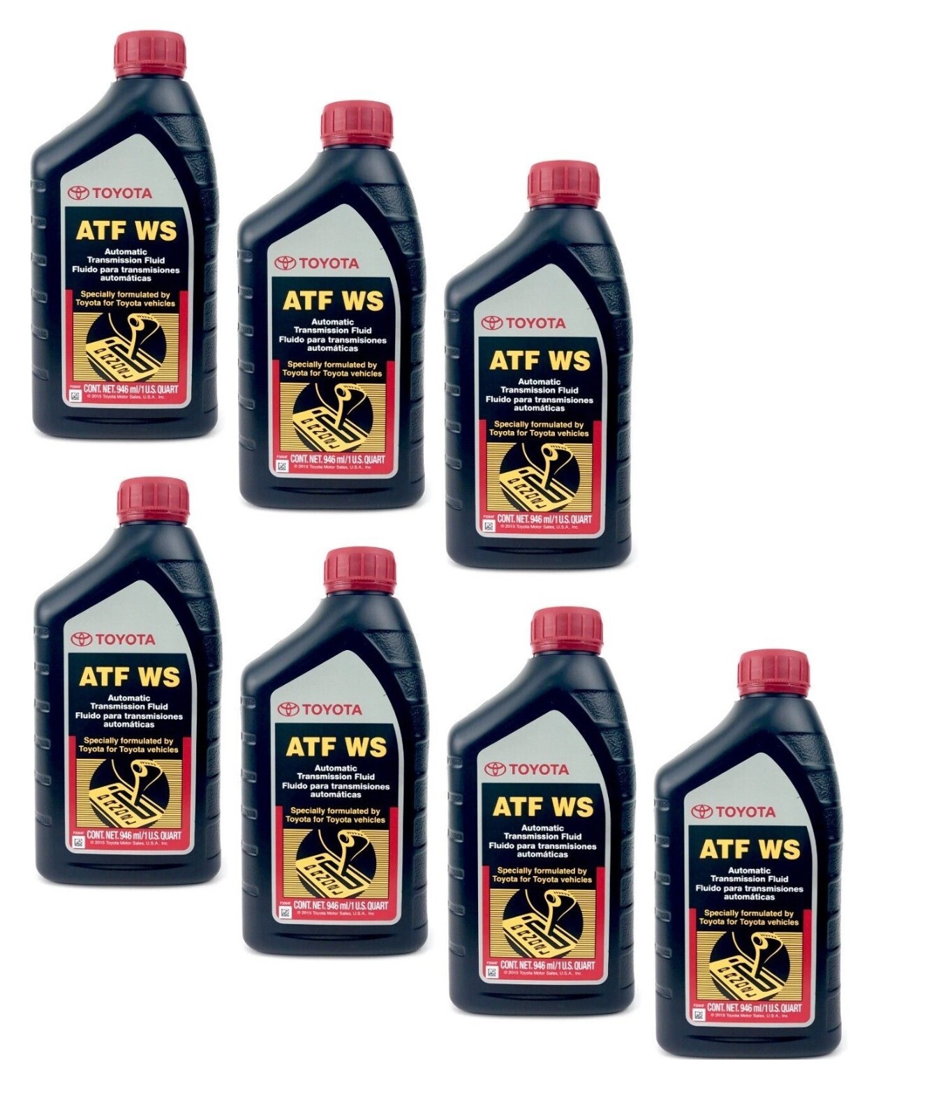 7 QUARTS GENUINE ATF WS AUTOMATIC TRANSMISSION OIL FLUID FOR TOYOTA LEXUS SCION