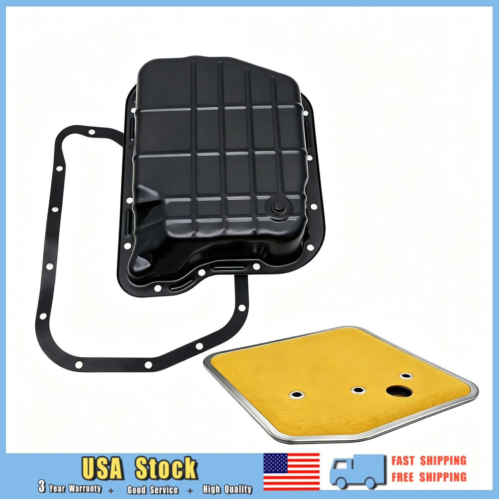 For Dodge Ram 1500 2500 3500 Van Trans Oil Pan Gasket Filter Kit 52118780AD