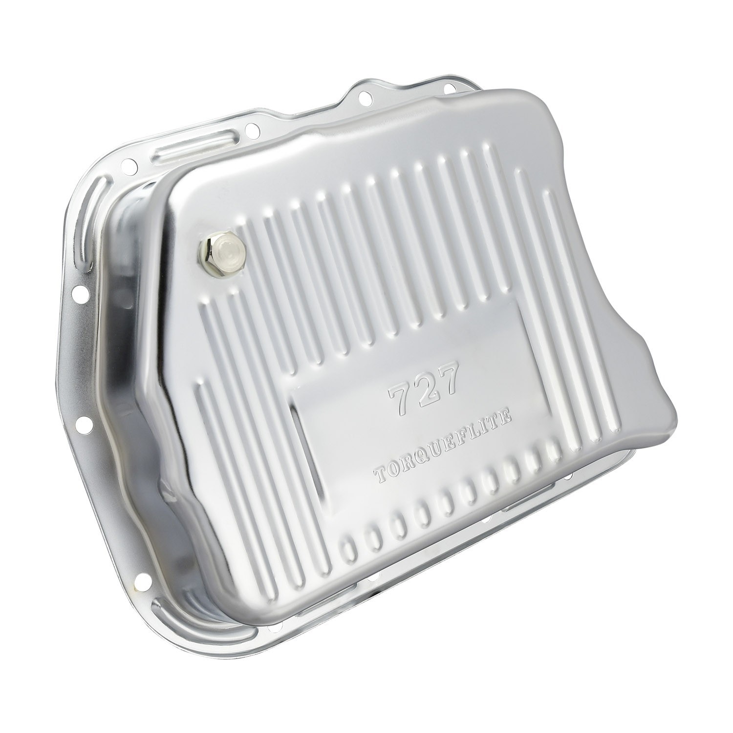 Chrome Steel Transmission Pan Deep Fits Chrysler Dodge Mopar 727 Torqueflite