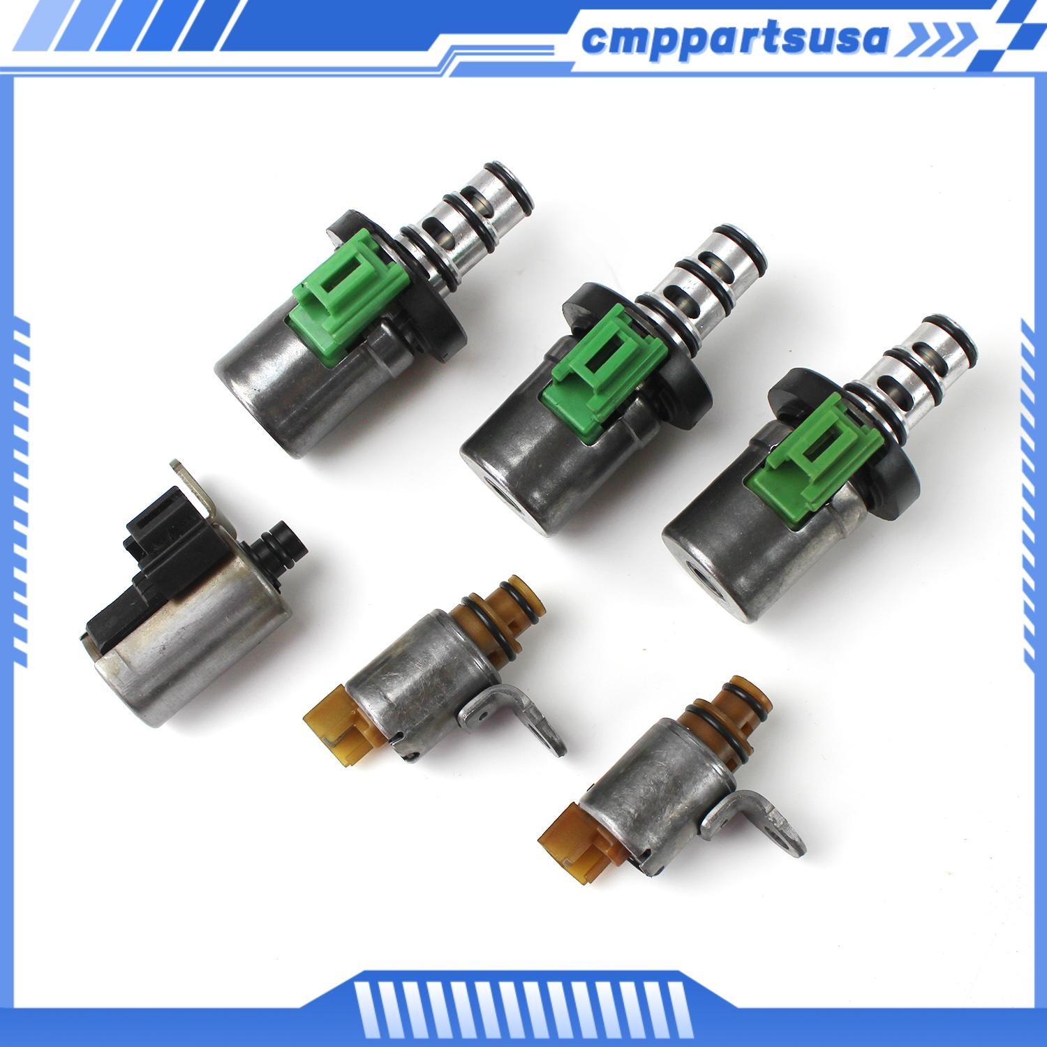 6PCS Transmission Solenoid Kit 48420K-R 4F27E FN4A-EL For 00-12 Ford Focus Mazda