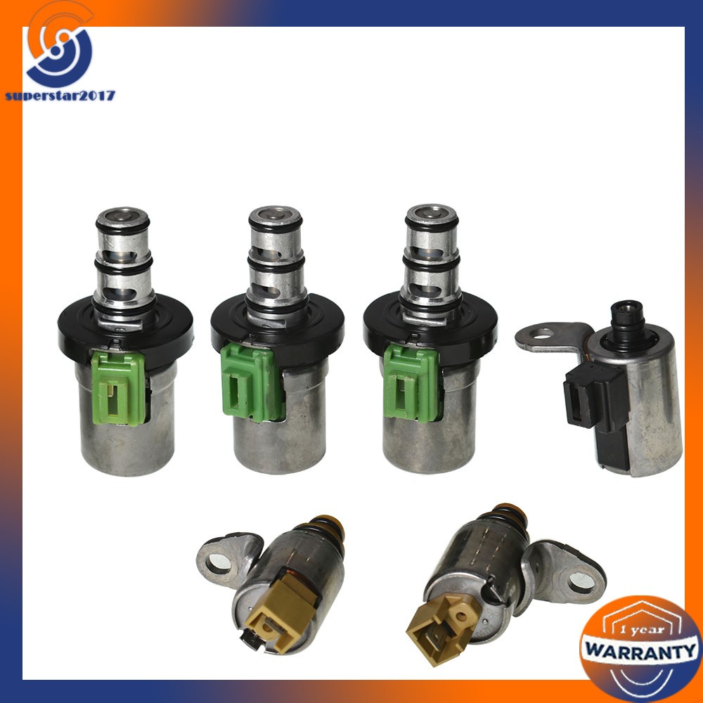 6Pcs Transmission Solenoid *2 PWM*3 EPC*1 for Mazda 2 CX-7 2002-2012