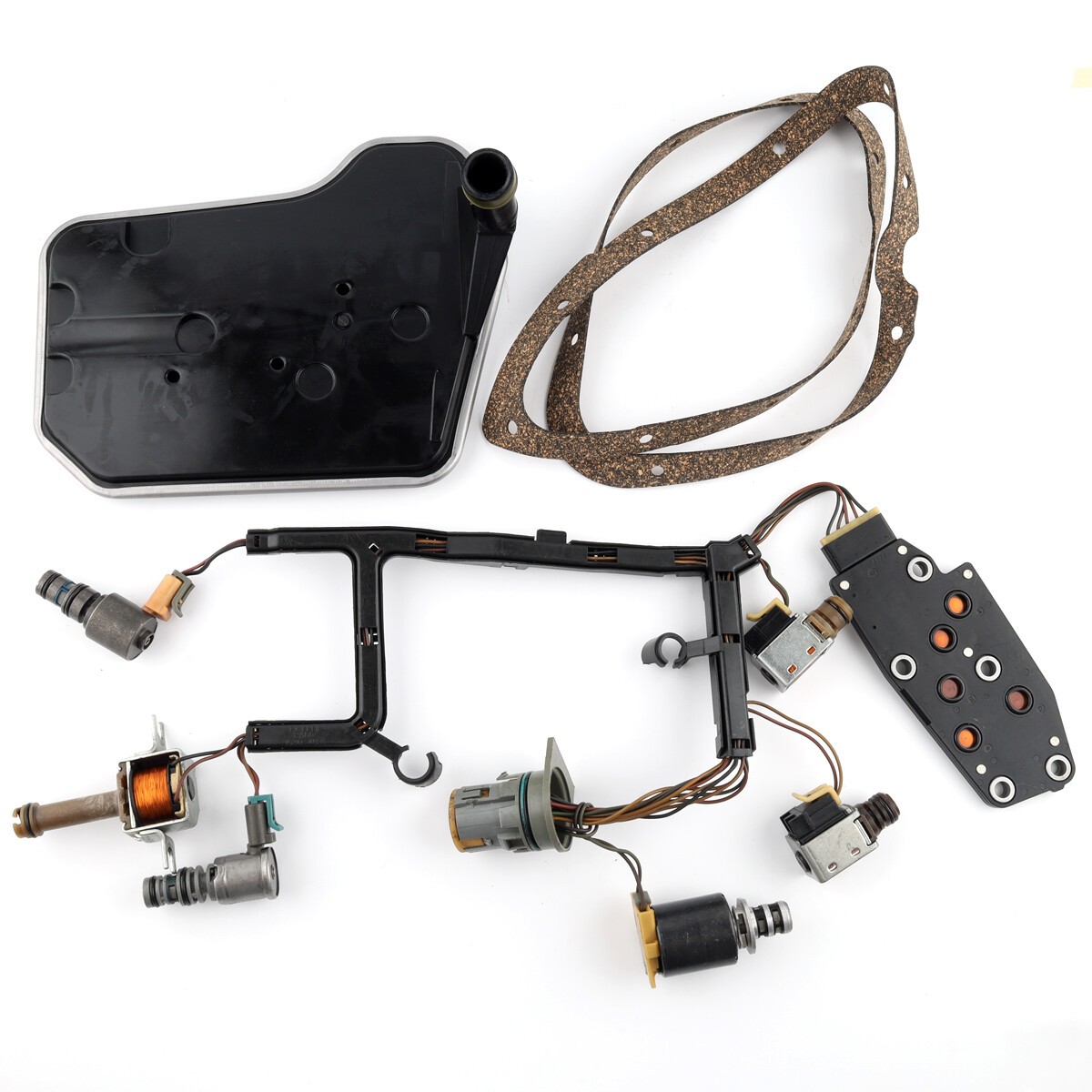 9PCS 4L60E/4L65E Transmission Solenoid Kit For Chevy GMC EPC Shift TCC 3-2 PWM