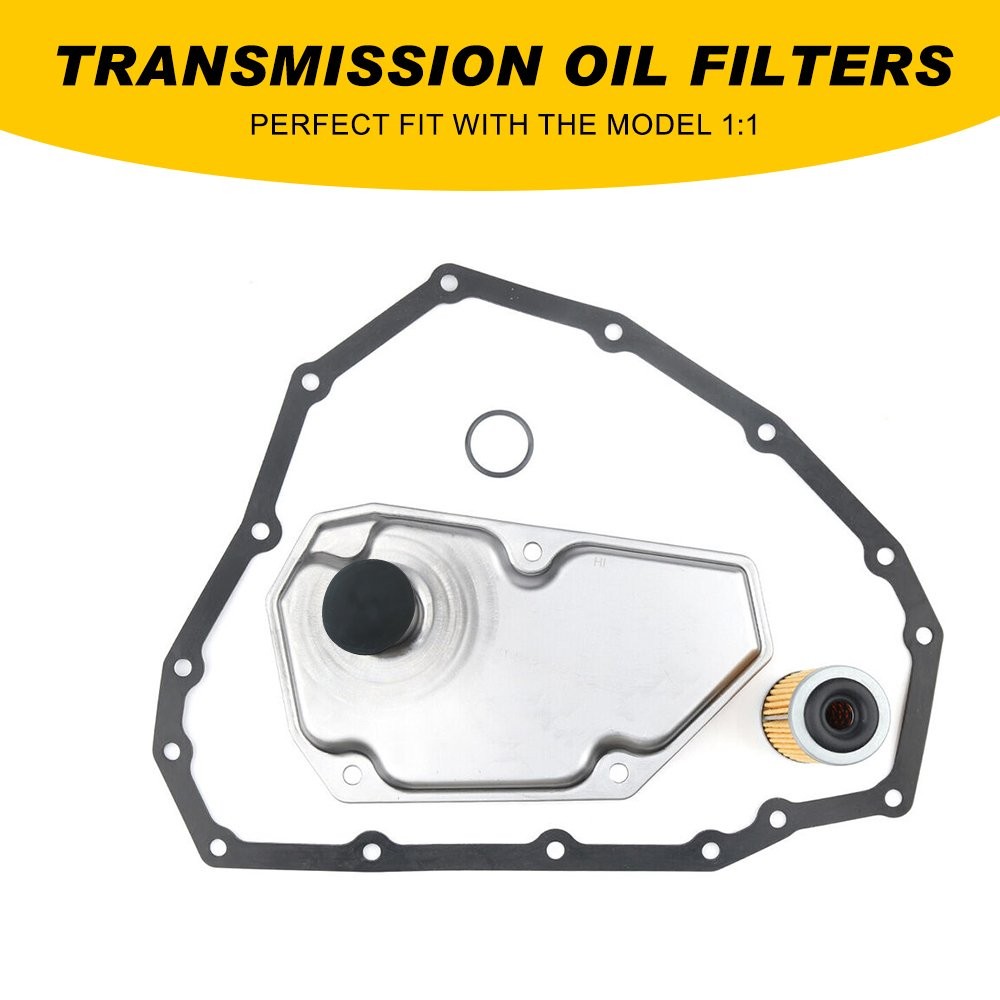 3PCS Transmission Oil Filters W/Pan Gasket For Nissan Altima Maxima 33010-JF015