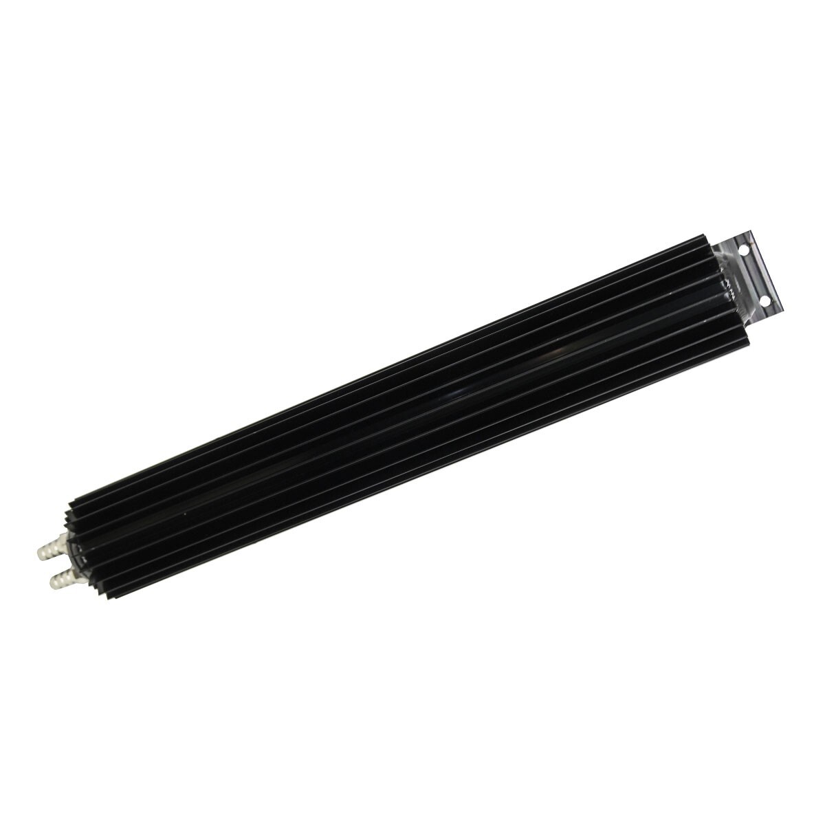 18″ Finned Aluminum Dual Line Transmission Cooler Fits Chevy Ford Black