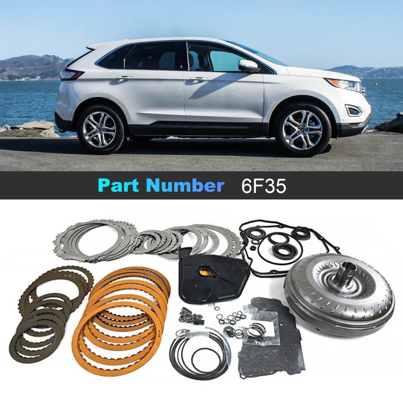 6F35 #For Ford Transmission Rebuild Kit TransTec 2013-on For Ford Lincoln Mazda