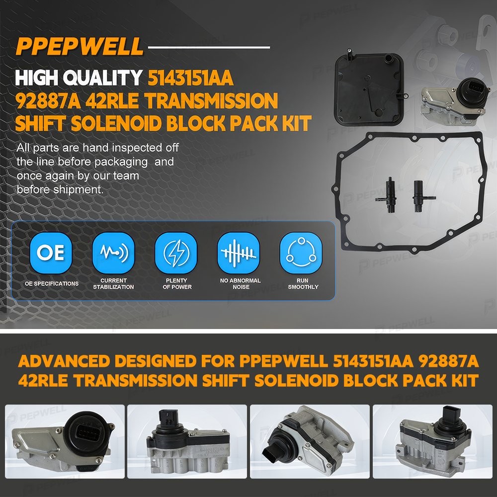 42RLE Transmission Shift Solenoid Block for Chrysler 300 Dodge Jeep Mitsubishi