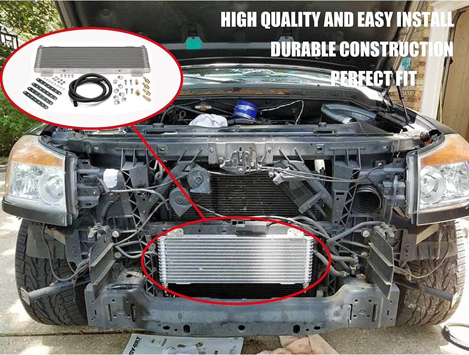 40,000 GVW Transmission Oil Cooler Low Pressure Drop 47391 LPD47391 Max 40K US