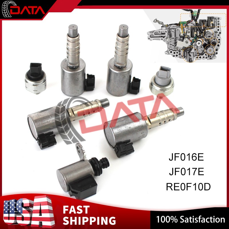 RE0F10D F016E JF017E CVT8 Transmission Solenoids Kit For Infiniti JX35 Nissan OE