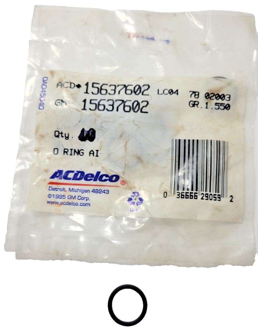 Genuine GM 15637602 Seal O Ring Transmission Oil Cooler Pipe Chevy GMC