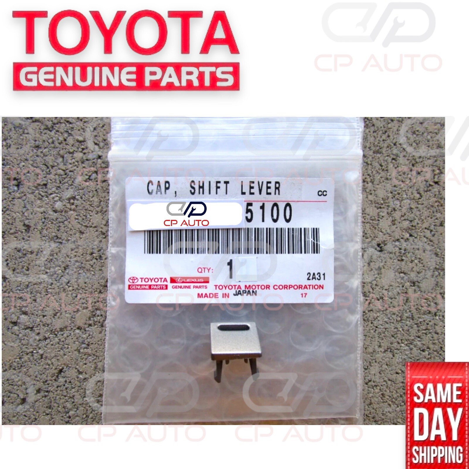 10 – 13 TOYOTA 4RUNNER SHIFTER LOCK RELEASE BUTTON COVER OEM NEW SILVER