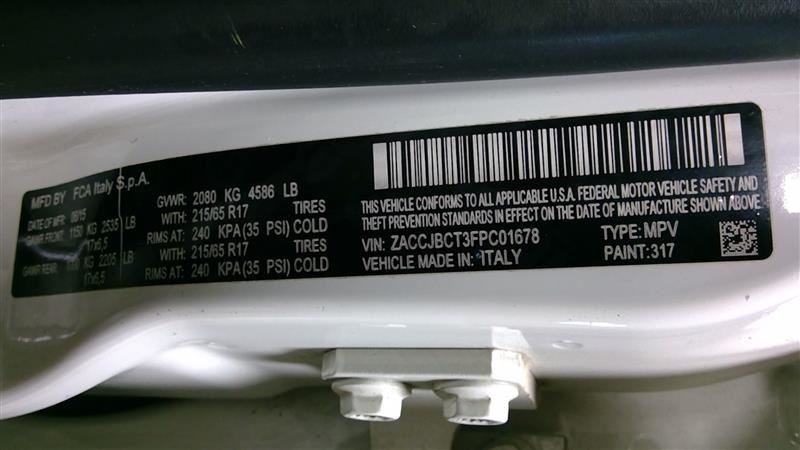 Transfer Case Single Speed Automatic Transmission Fits 15-18 RENEGADE 98853