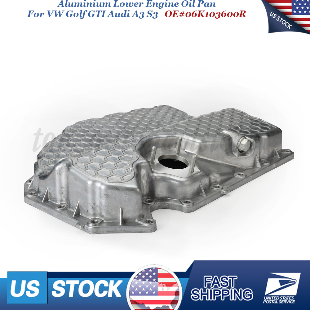 Aluminium Lower Engine Oil Pan For VW Golf 2014-2020 Tiguan 2018-2023/Audi A3 Q3