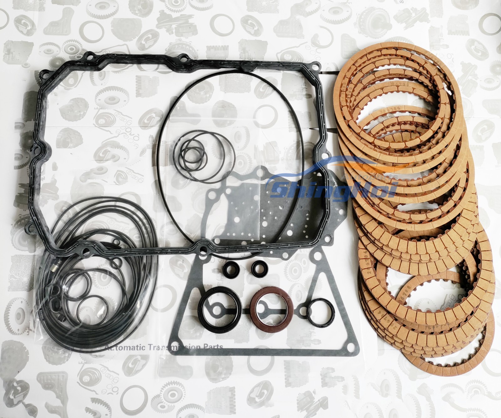 AC60E/F AC60 Transmission Friction Plates Gasket Seals Overhaul Kit For Toyota