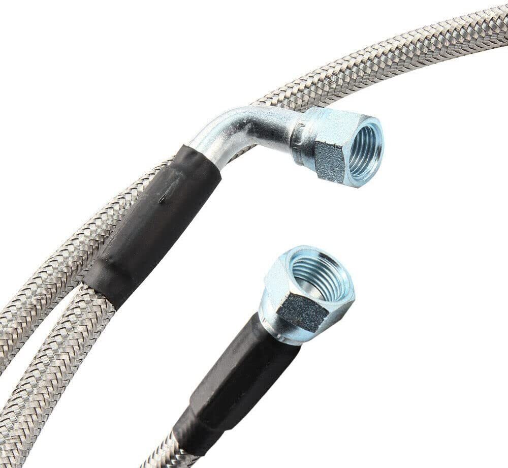 SS Braided New Automatic Transmission Cooler Line Kit -6AN for GM 6L80E 4L90E