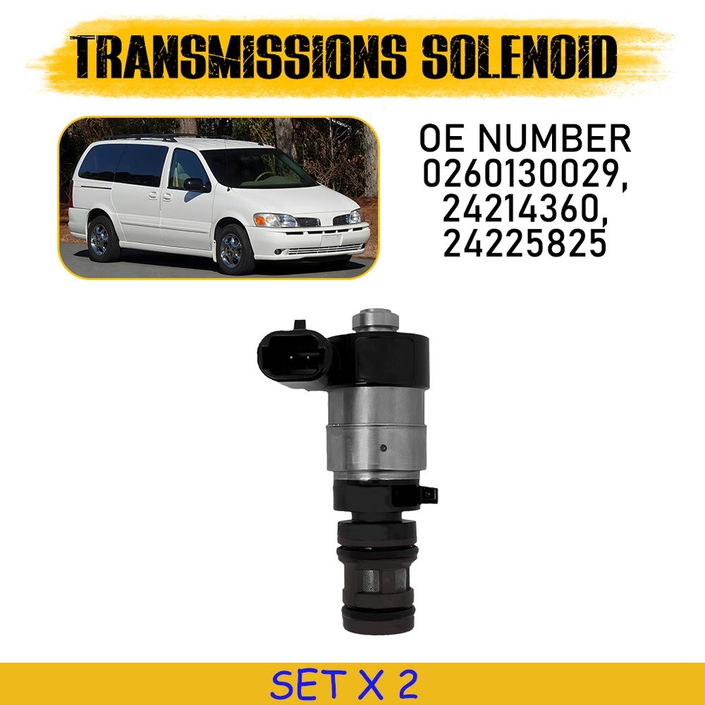 2PCS 24214360 24225825 Trans Pressure Control Valve For 2003-2005 Buick Lesabre