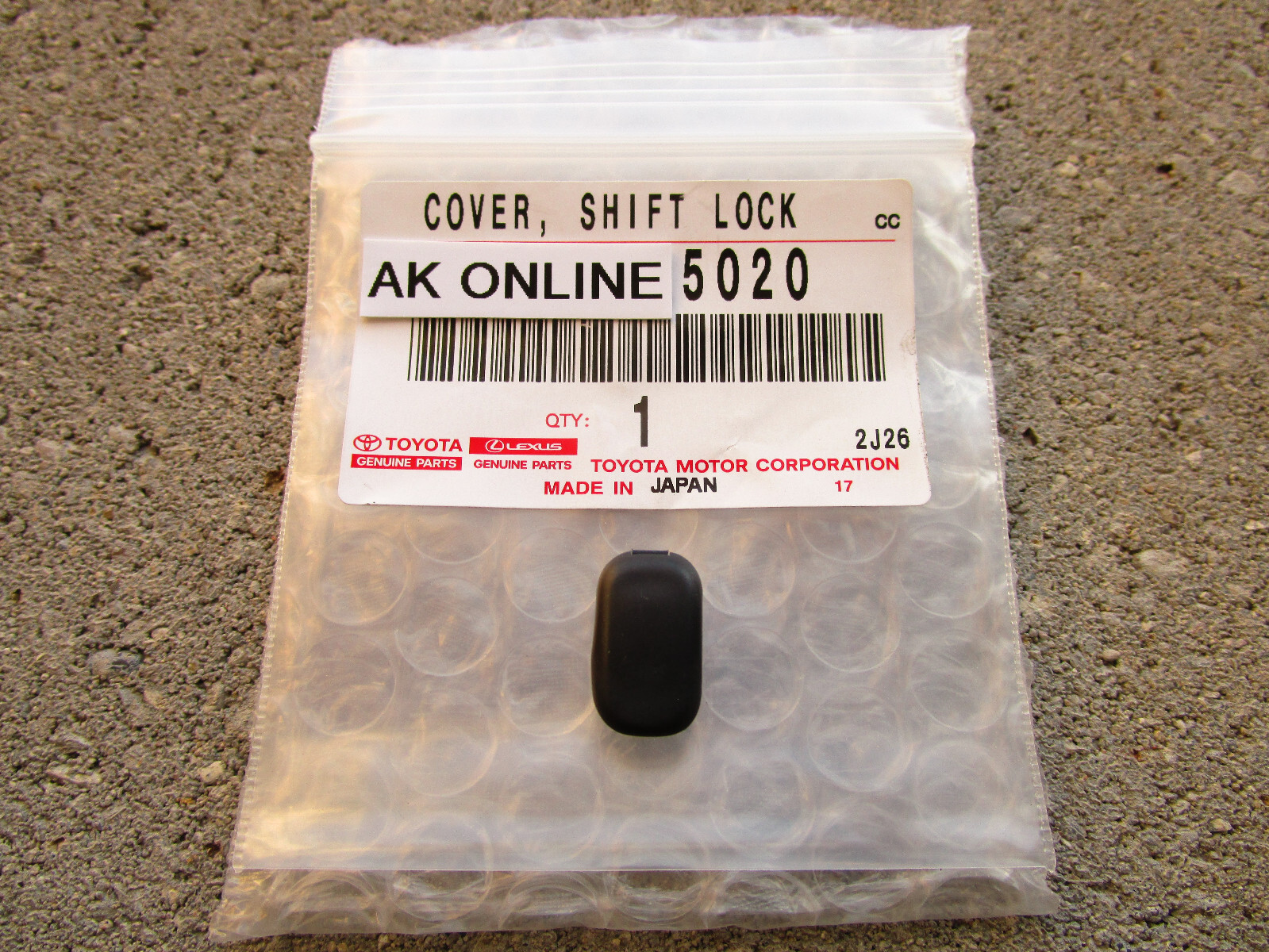 FITS: 93 – 02 TOYOTA 4RUNNER A/T SHIFTER LOCK RELEASE BUTTON COVER OEM OEM NEW