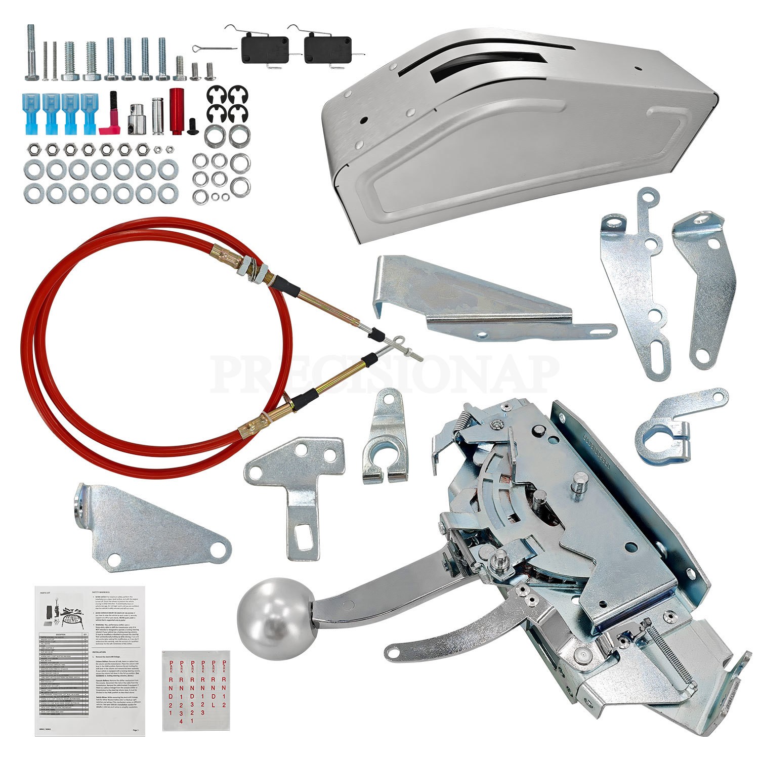 NEW For B&M 80842 Pro Ratchet Automatic Shifter for 3 and 4 Speed Transmission
