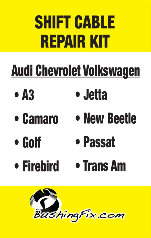 Transmission shift cable bushing Volkswagen Golf – LIFETIME WARRANTY!