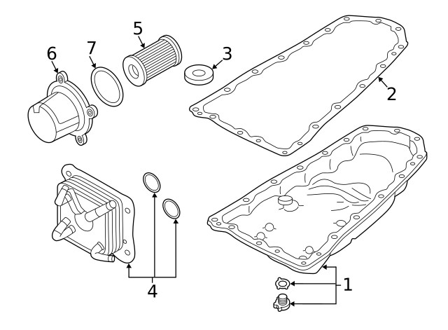 Genuine Nissan Genuine OEM Nissan Transmission Filter Cover Housing 31848-28X0A