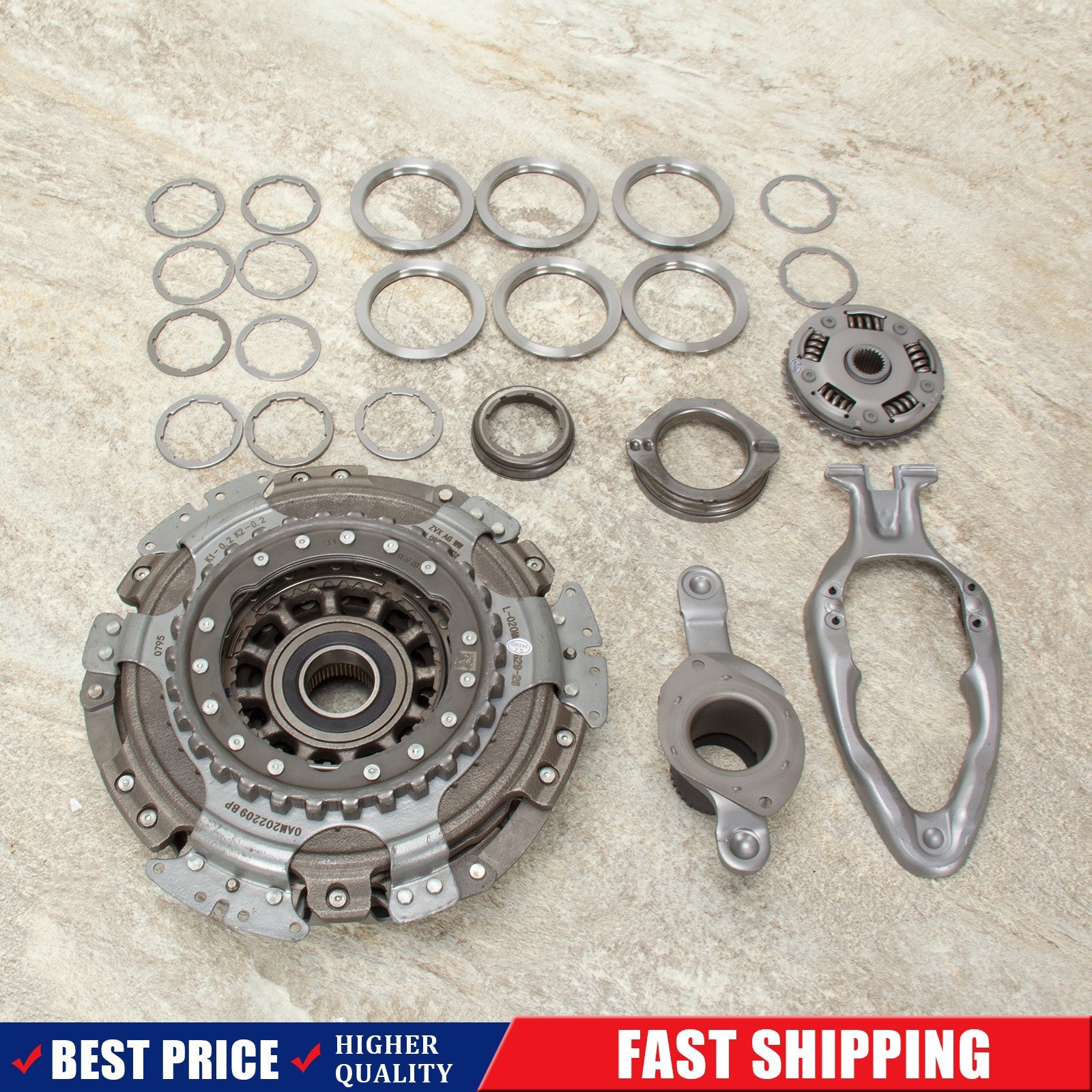 0AM DQ200 DSG Transmission LUK Dual Clutch Kit 602000600 7-Speed For Jetta Golf