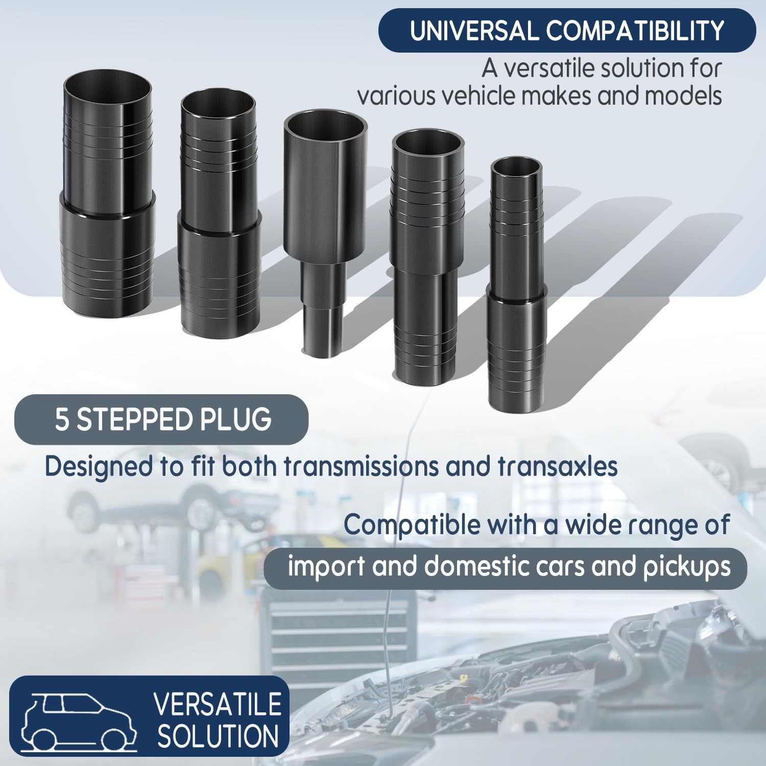 Transmission/Transaxle Plugs Set 23400 for Most Transmissions & Domestic Cars