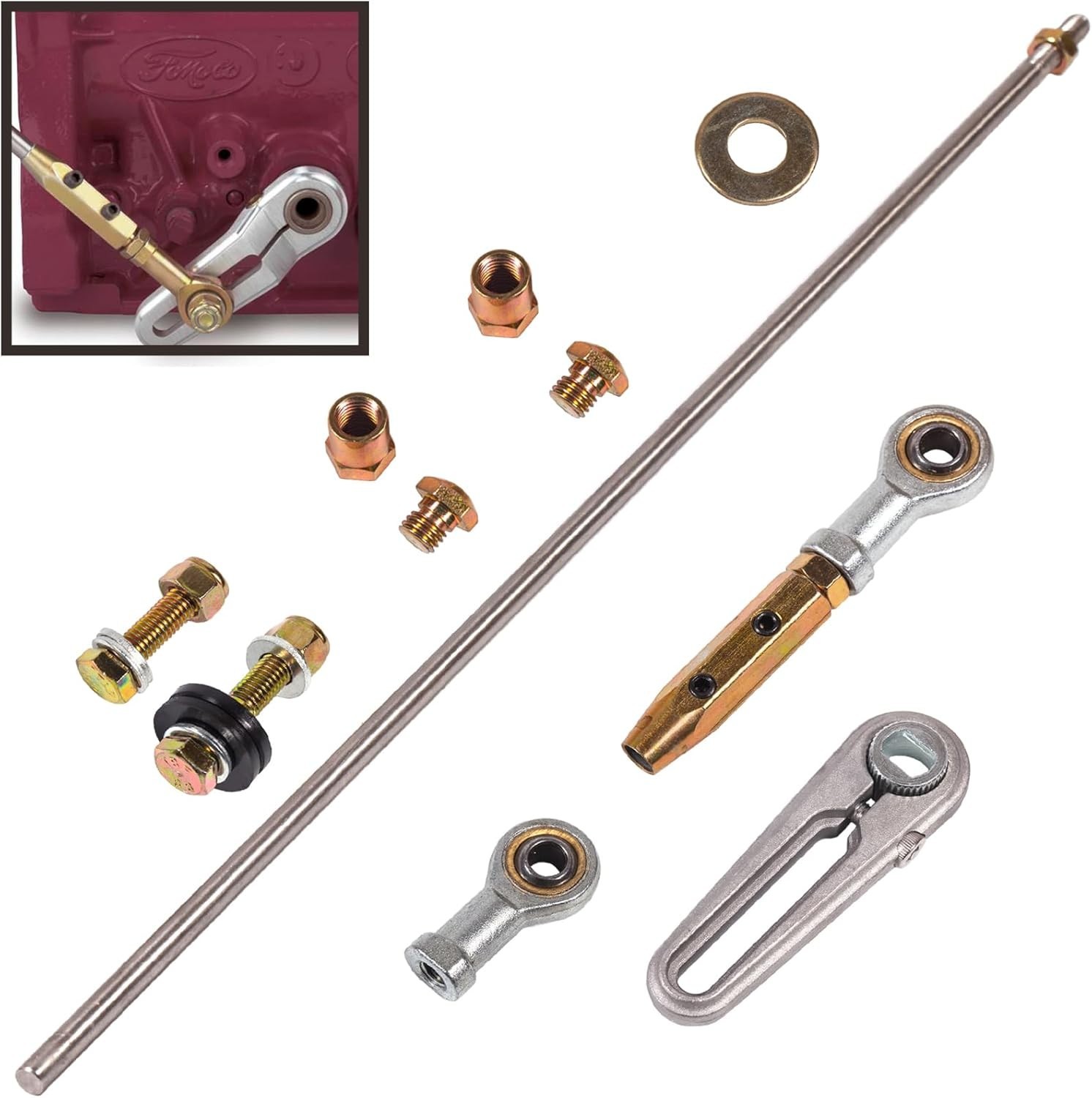 ACA-1800 21” 700R4 Transmission Shift Linkage Kit for Chevy C1500 C10 Chevelle