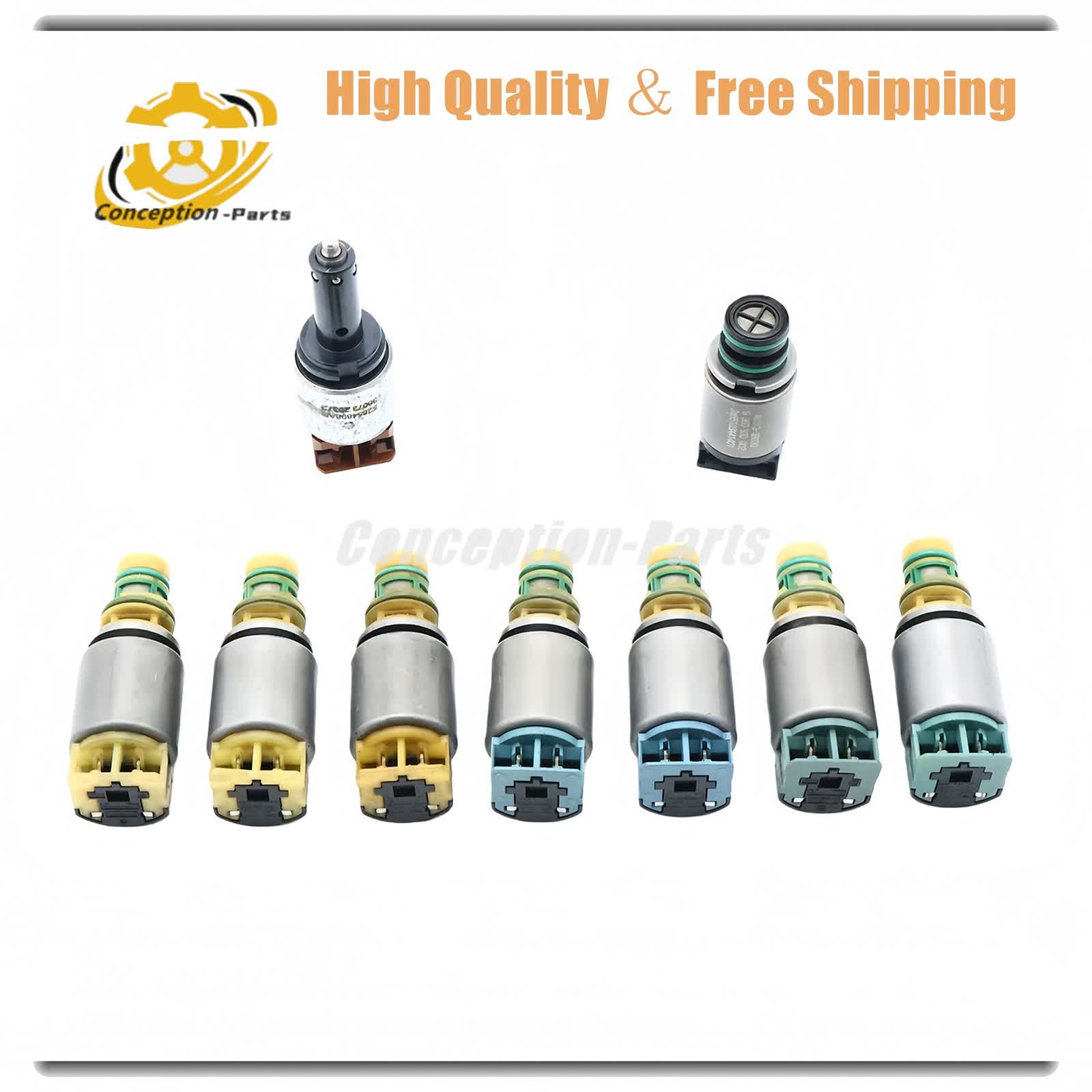 9 Pcs 845RE kit Transmission Solenoid For Dodge Charger 2012-2018 3.6L V6 DFL