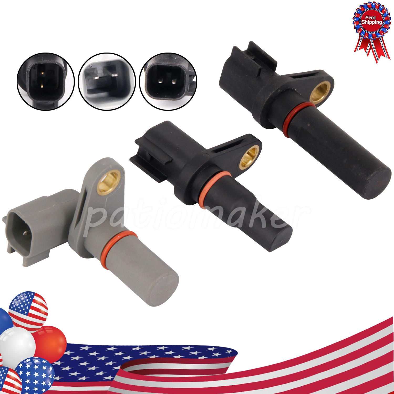 6DCT250 3Pcs/Set Transmission Speed Sensor Kit AE8P7H103A For Ford Focus Fiesta