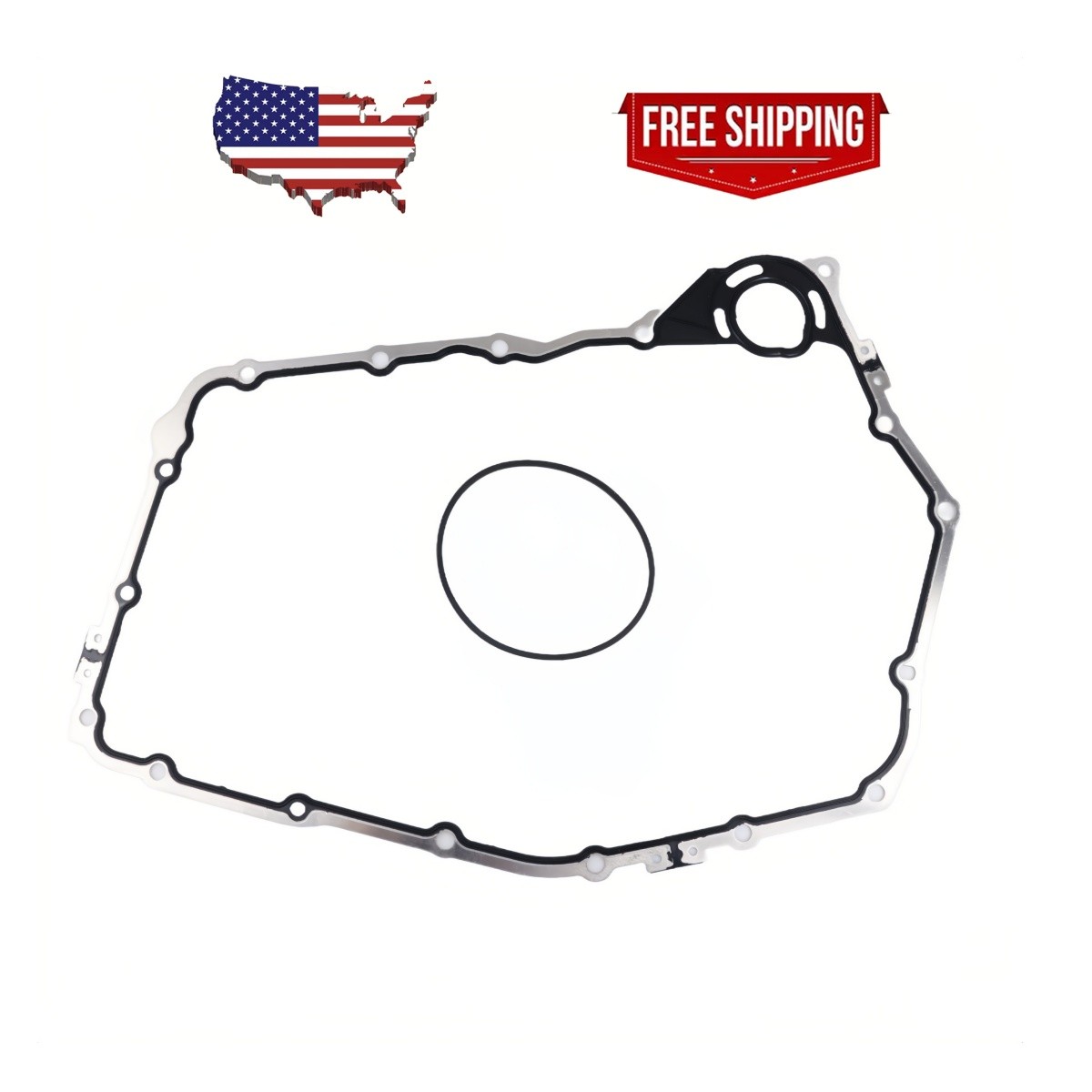 New 2 Pcs Kit 97-On Automatic Transmission Case Gasket Set Side Cover Seal