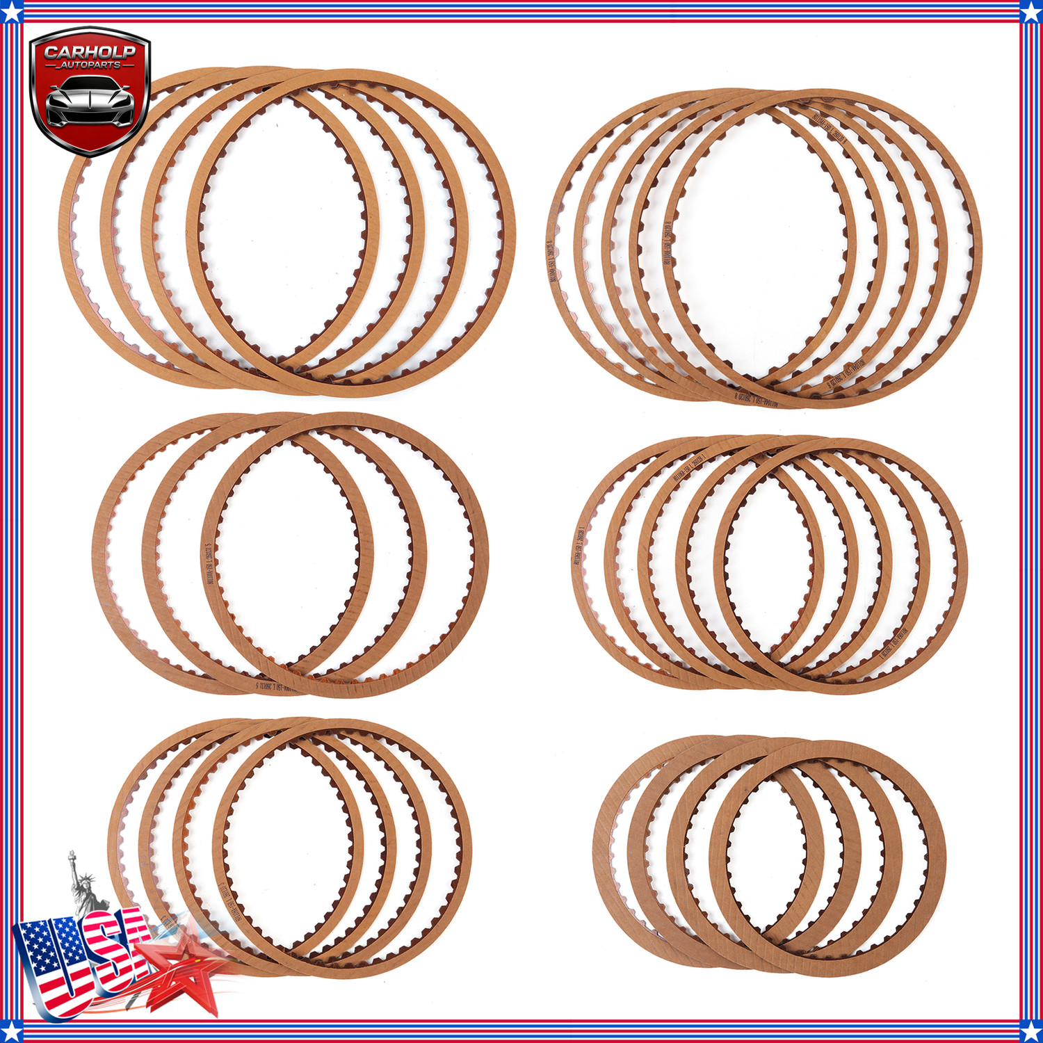 25pcs Transmission Clutch Friction Plate Kit for Toyota 2016-up UA80E UA80F