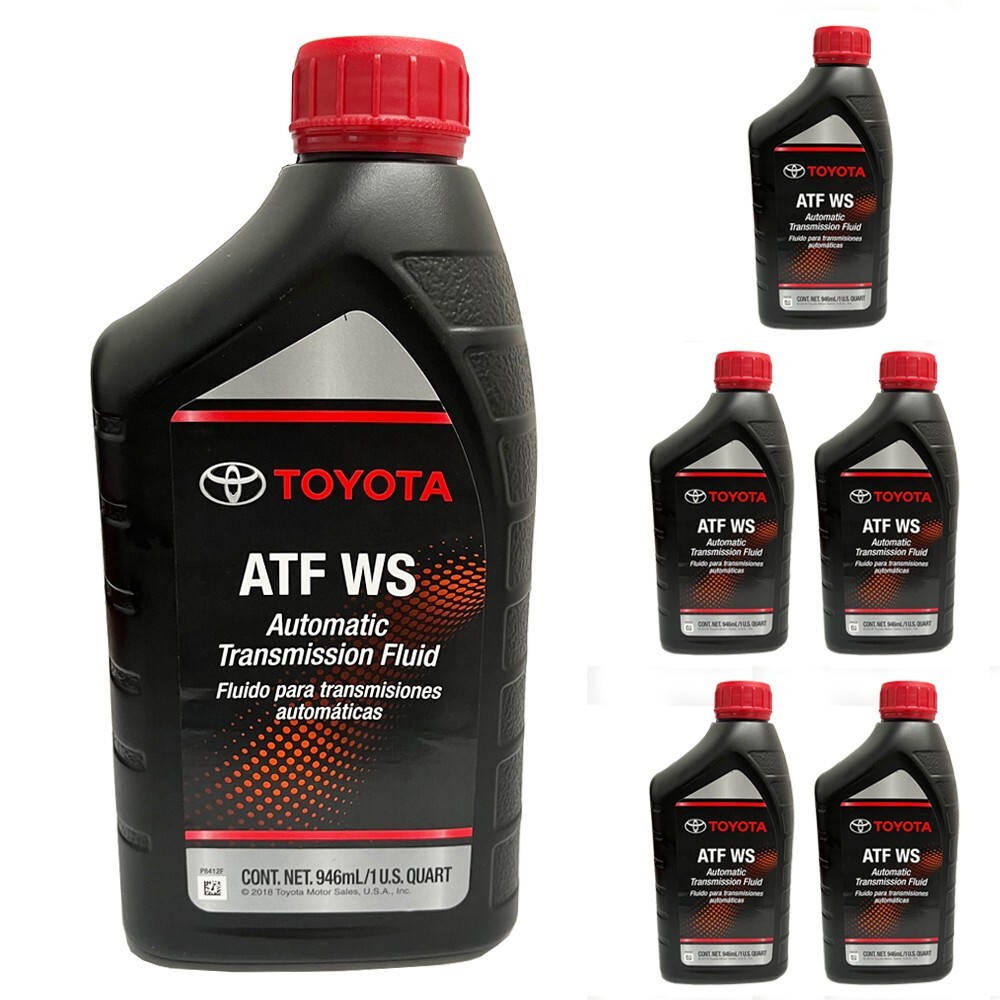 Toyota Lexus Sion ATF WS Automatic Transmission Fluid 00289-ATFWS OEM 6 Quarts