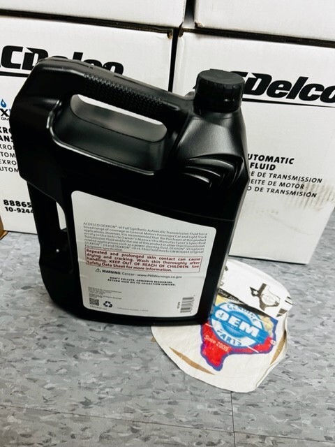 AC Delco 10-9244 Automatic Transmission Fluid, DEX-VI FULL SYNTHETIC, 1 Gallon