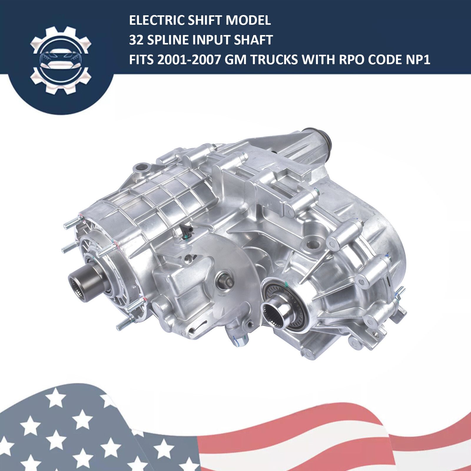 NP263HD Transfer Case for Chevy Silverado GMC Sierra 2500 3500 HD 6.0L 2001-2007