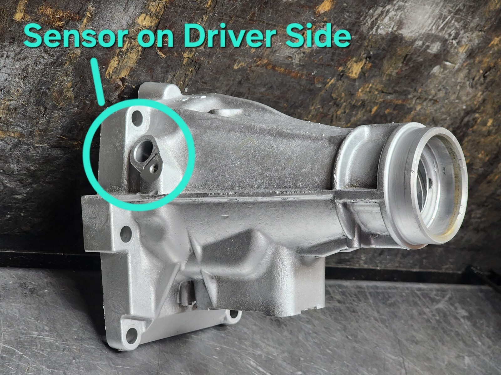 A340E TRANSMISSION EXTENSION HOUSING, 2WD “4” BOLT MOUNT NO USE SPEED-O #8934