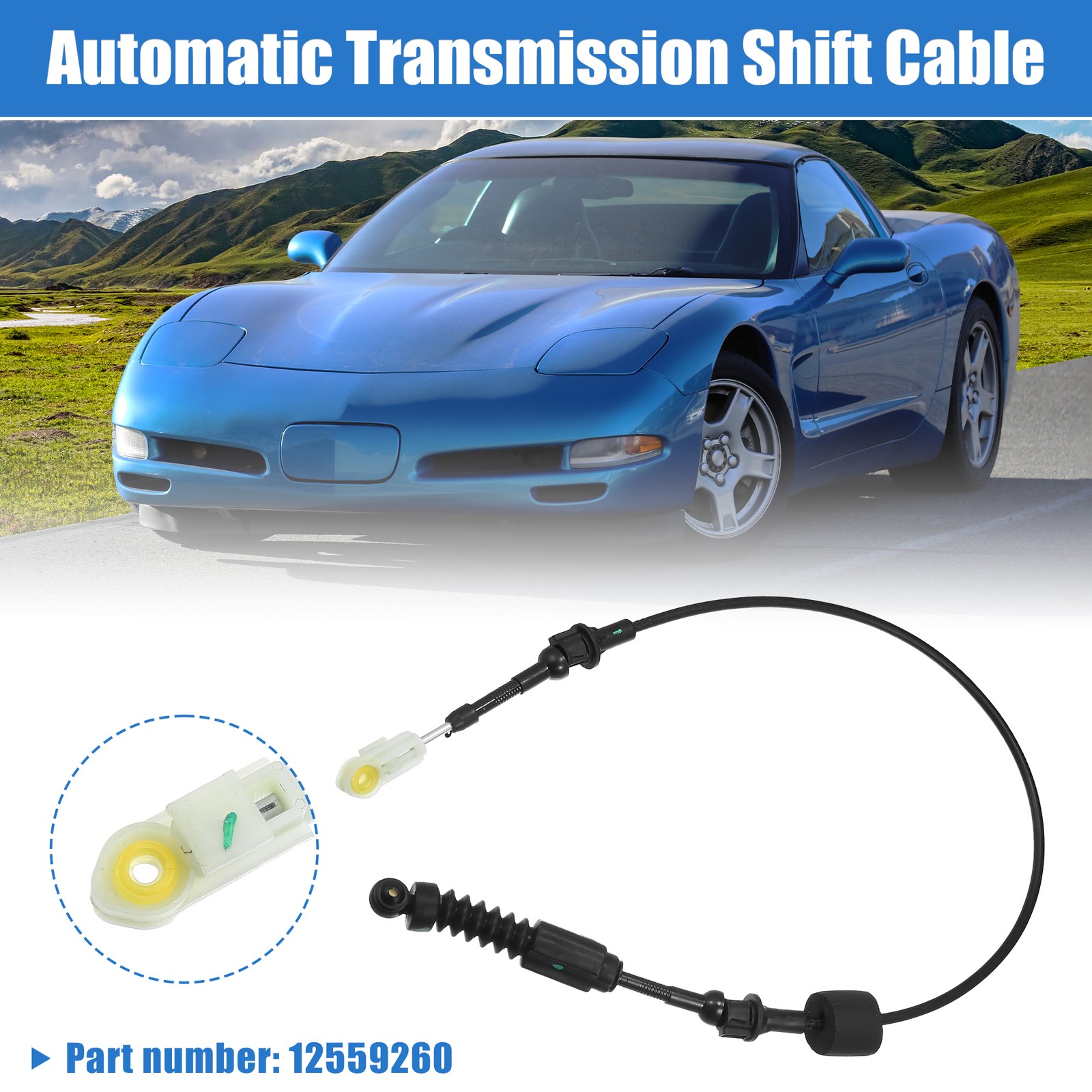 Automatic Transmission Gear Shifter Cable for Corvette C5 1997-2002 12559260