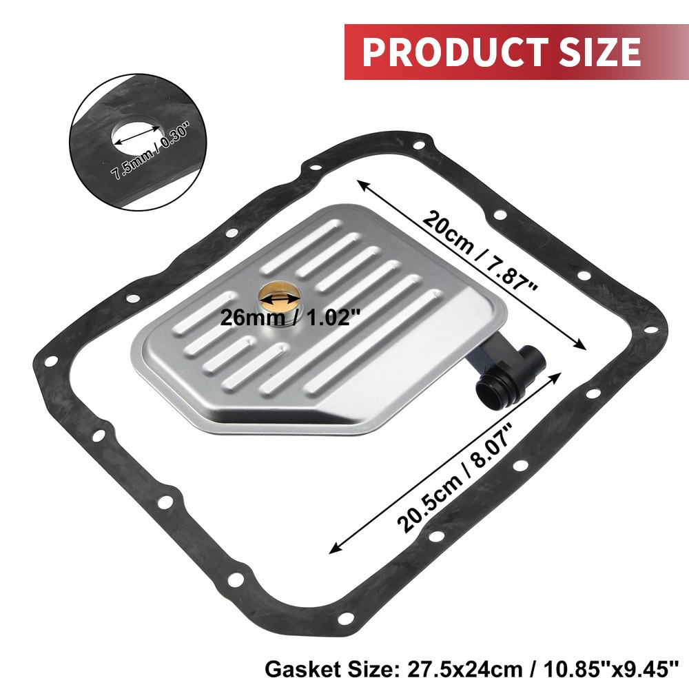 For Hyundai Santa Fe 2001-2009 Transmission Filter Oil Pan Gasket Kit