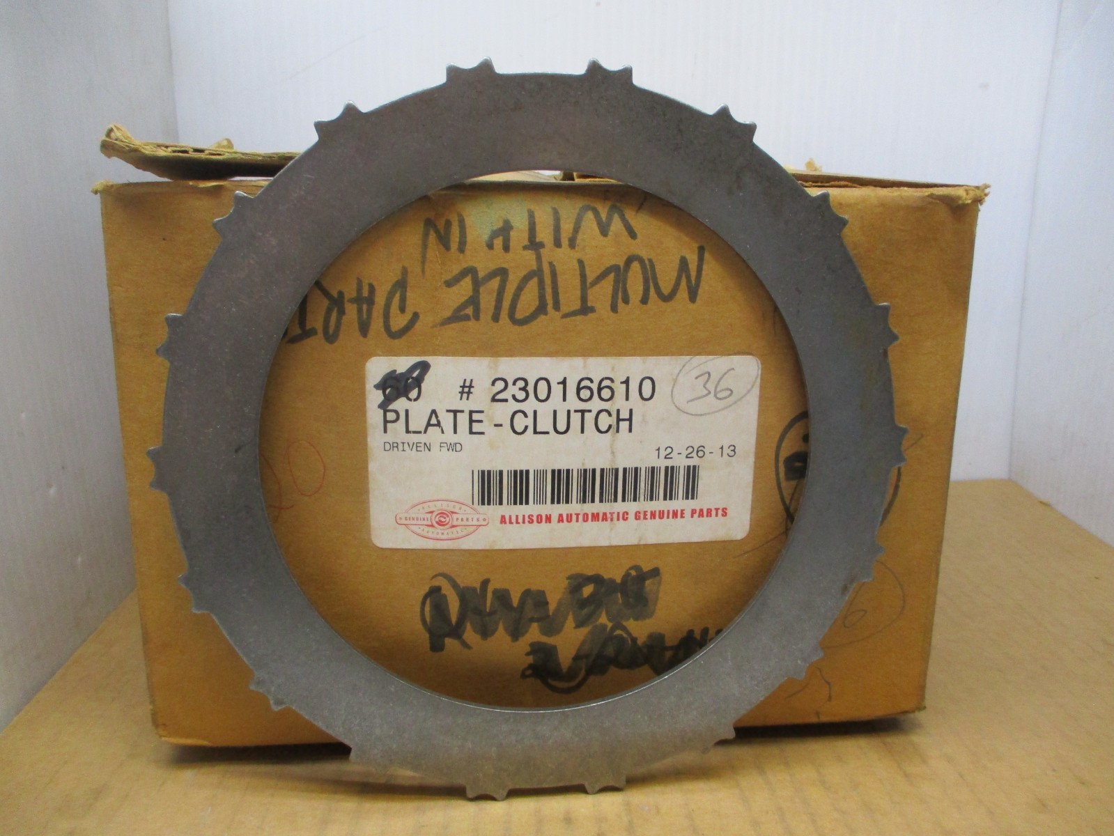 Allison MT Series Steel Clutch Plate, 4th & Forward 23016610 Disk/ Disc QTY-1