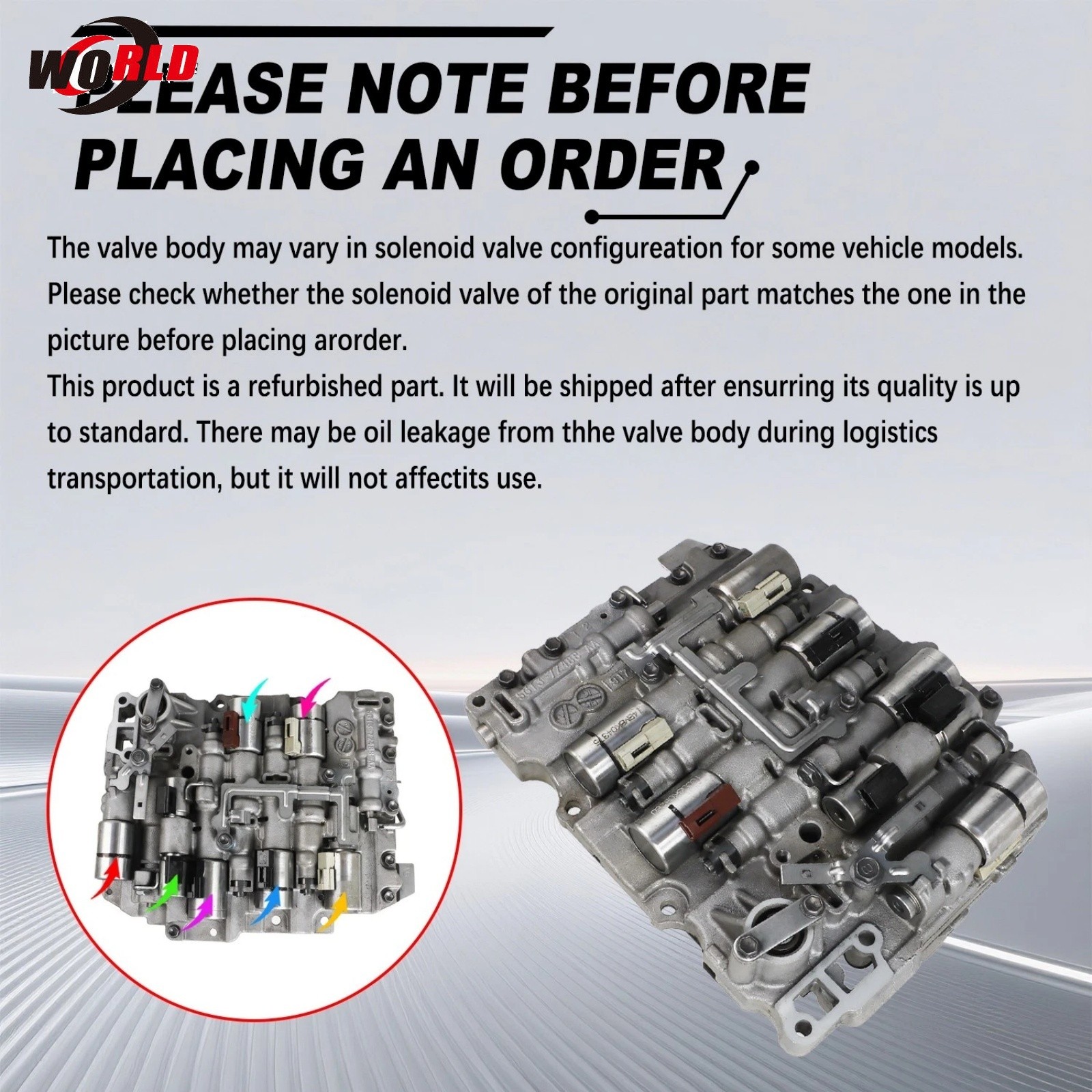 For Ford Fusion Edge Lincoln MKZ MKX TF-81SC 6F50 Transmission Valve Body US